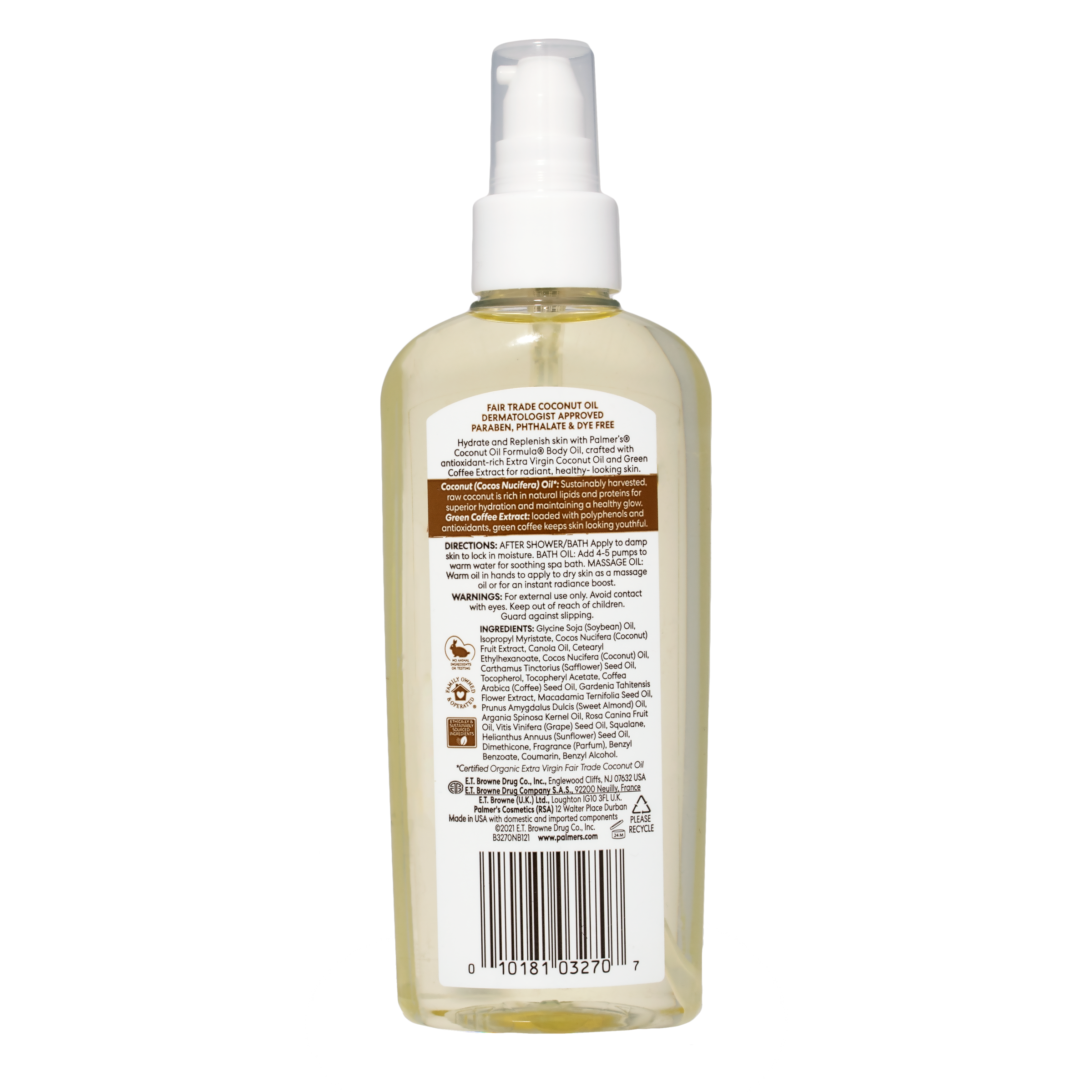 PALMERS COCONUT BODY OIL 150ML - Image 2