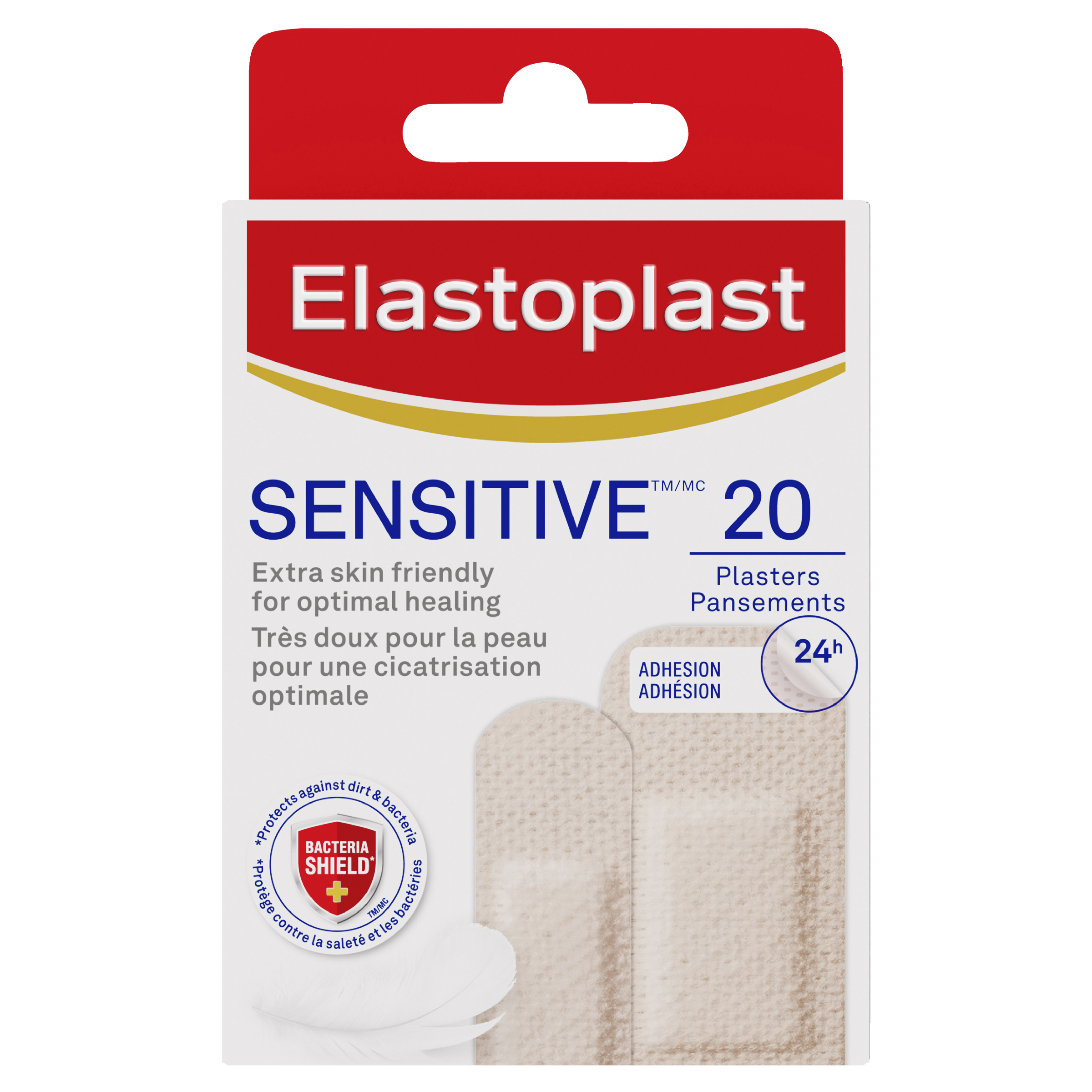 ELASTOPLAST SENSITIVE STRIPS LIGHT 20 PACK - Image 2