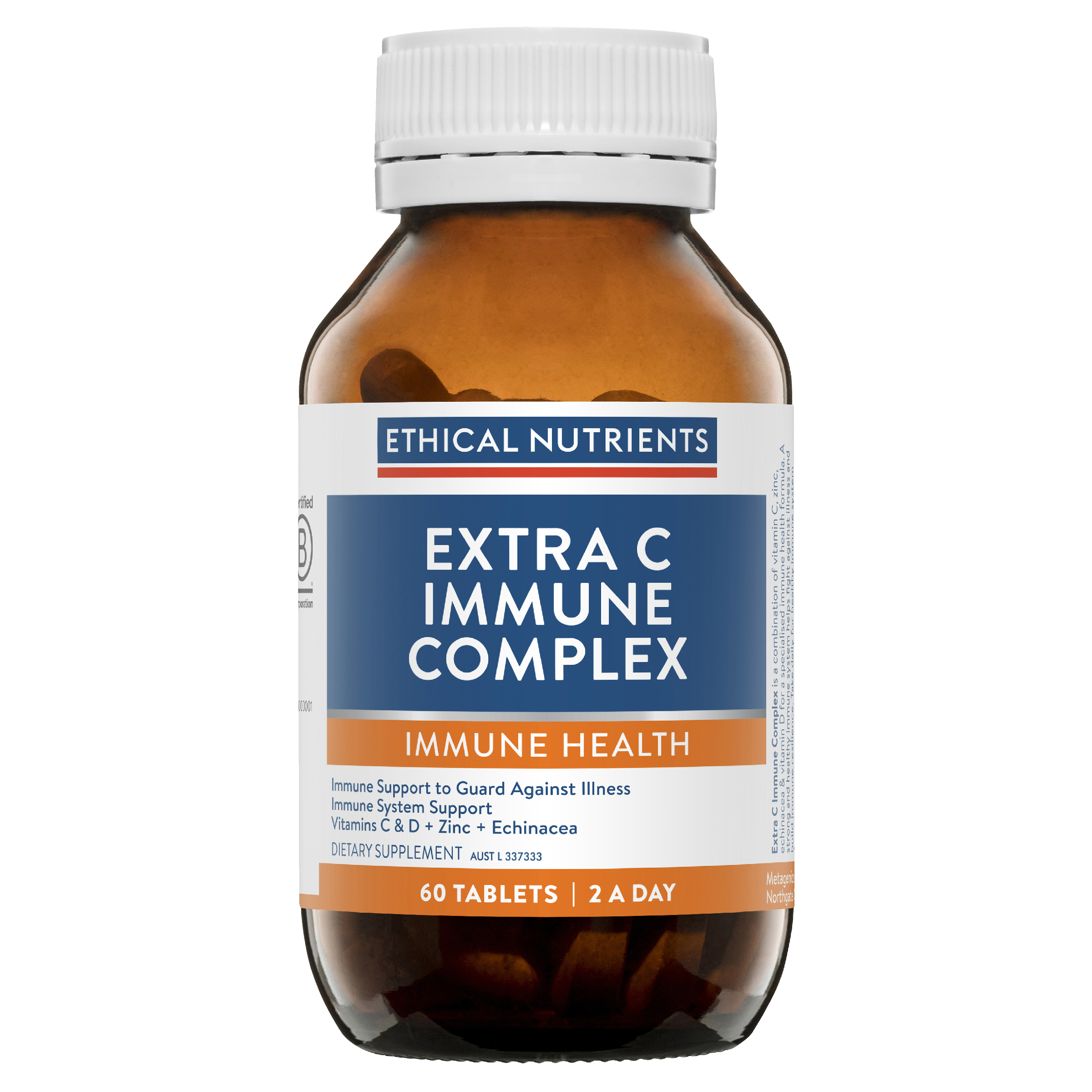 ETHICAL NUTRIENTS EXTRA C IMMUNE COMPLEX 60 CAPSULES