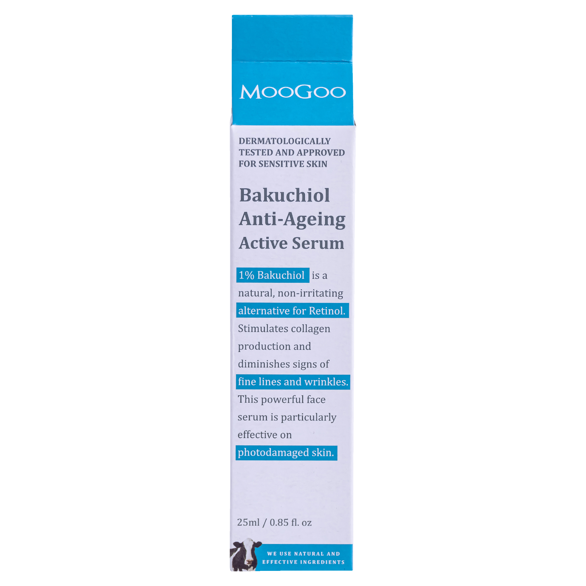 MOOGOO BAKUCHIOL NATURAL RETINOL ACTIVE SERUM 25ML