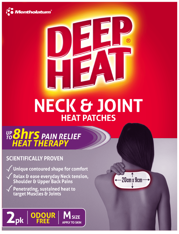DEEP HEAT NECK & JOINT HEAT PATCHES 2 PACK