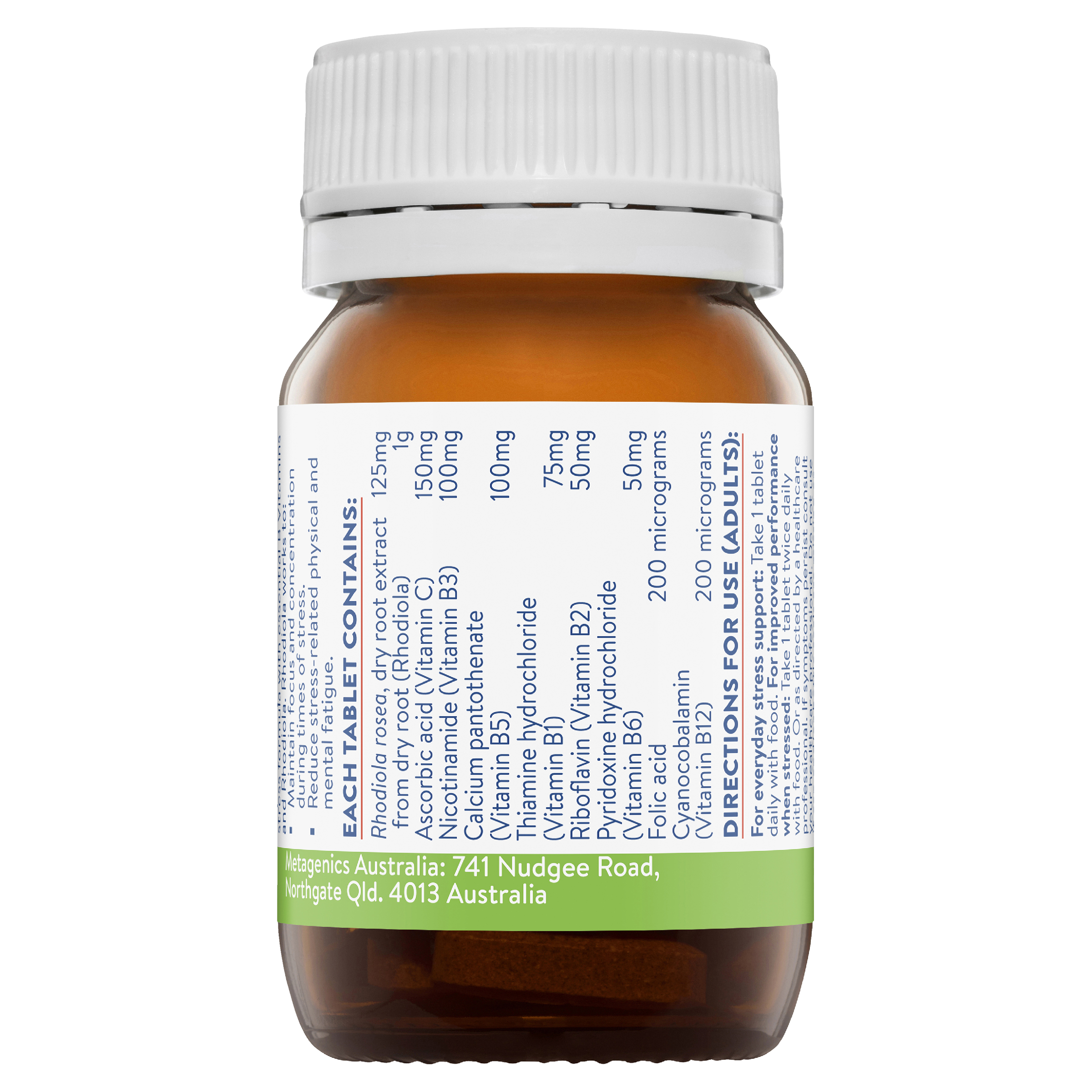 ETHICAL NUTRIENTS SUPER B DAILY STRESS+  60 TABLETS - Image 2