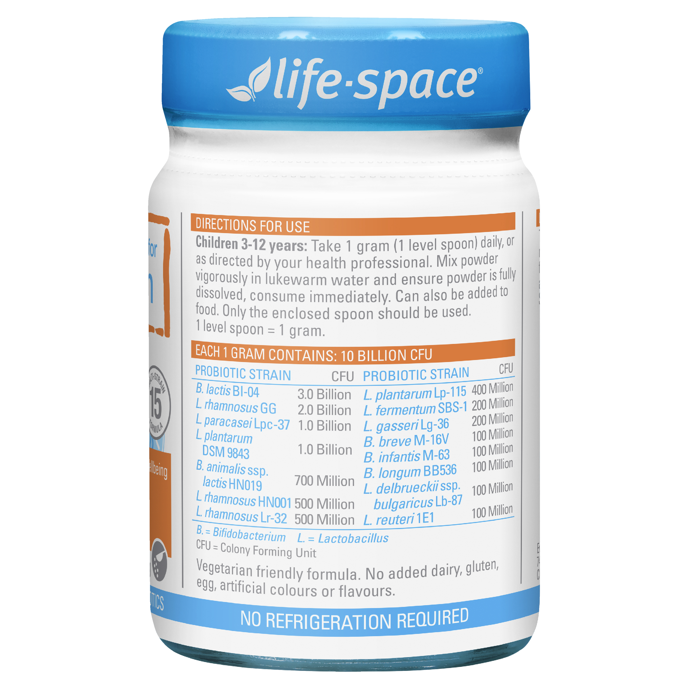 LIFE SPACE PROBIOTIC POWDER FOR CHILDREN 60G - Image 3