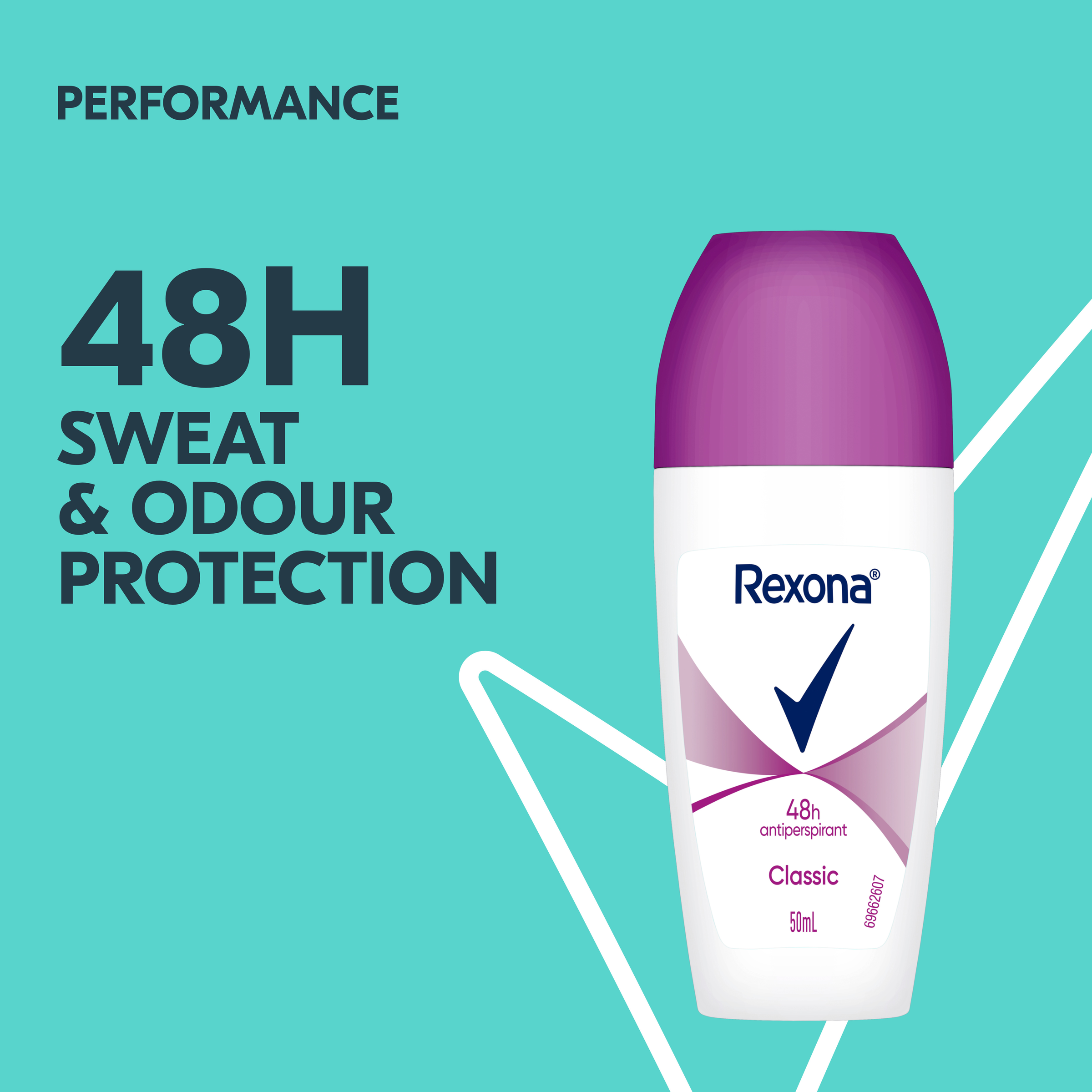 REXONA WOMEN ANTIPERSPIRANT CLASSIC 48HR ROLL ON 50ML - Image 4