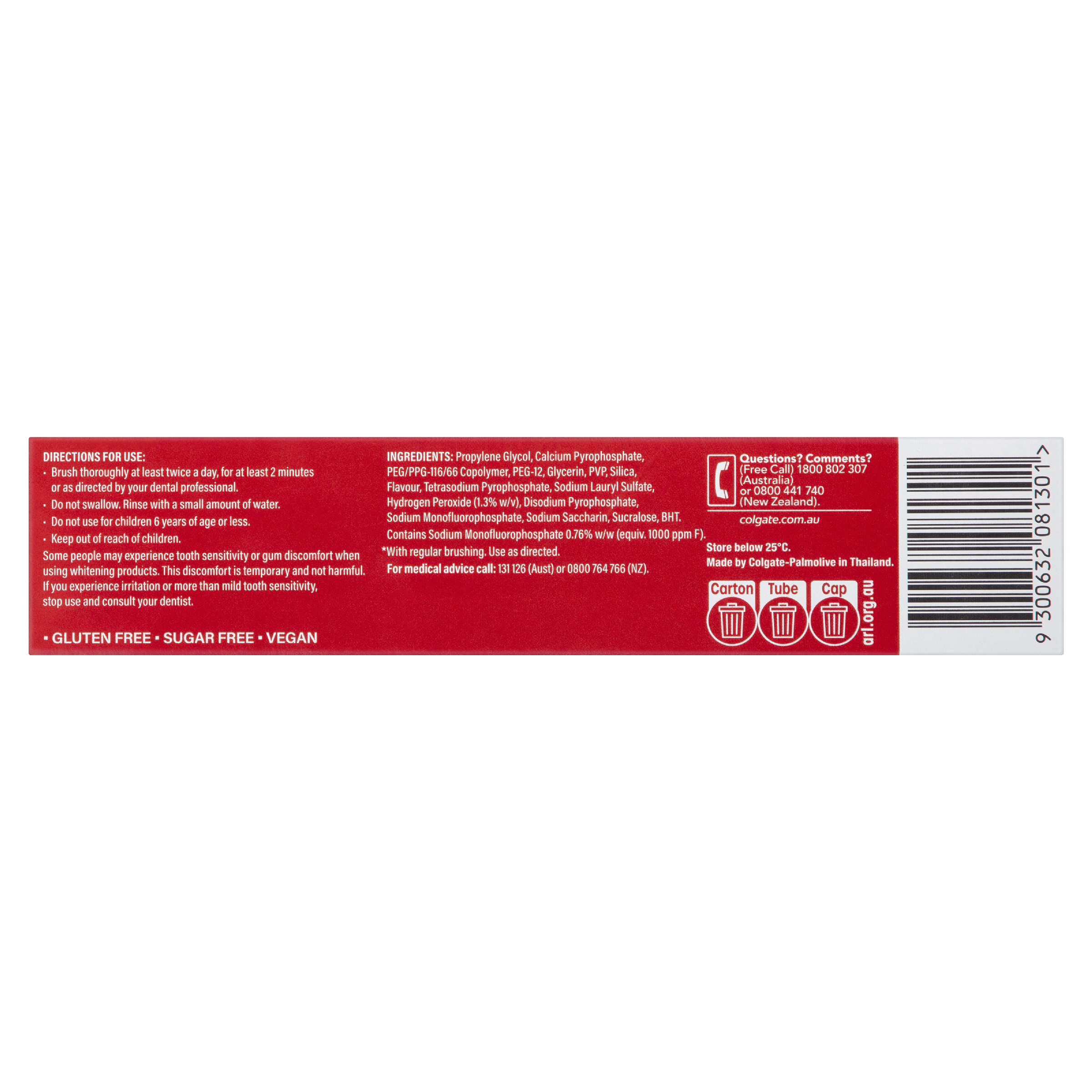 COLGATE TOOTHPASTE OPTIC WHITE 140G - Image 3