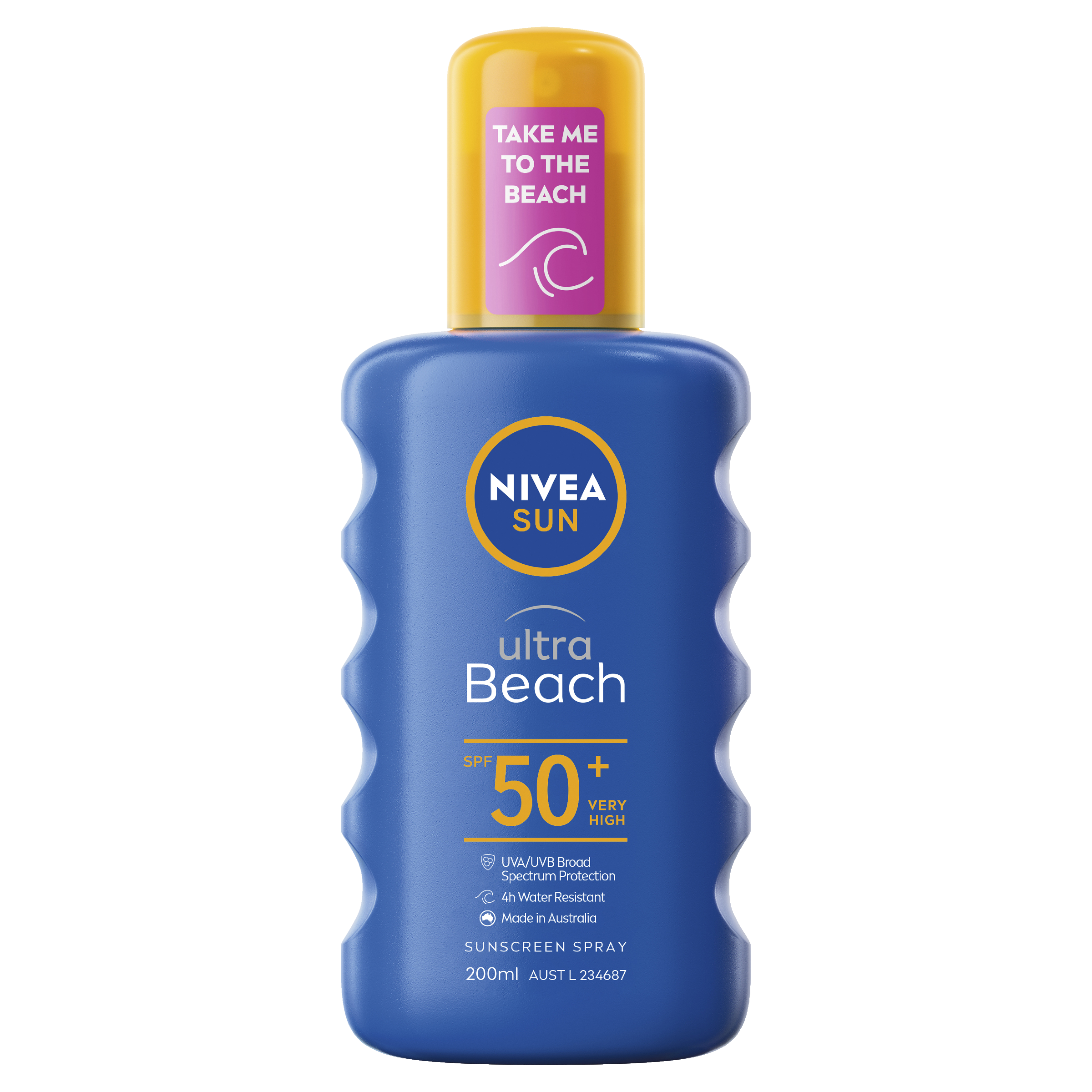 NIVEA ULTRA BEACH SUNSCREEN SPRAY SPF50+ 200ML