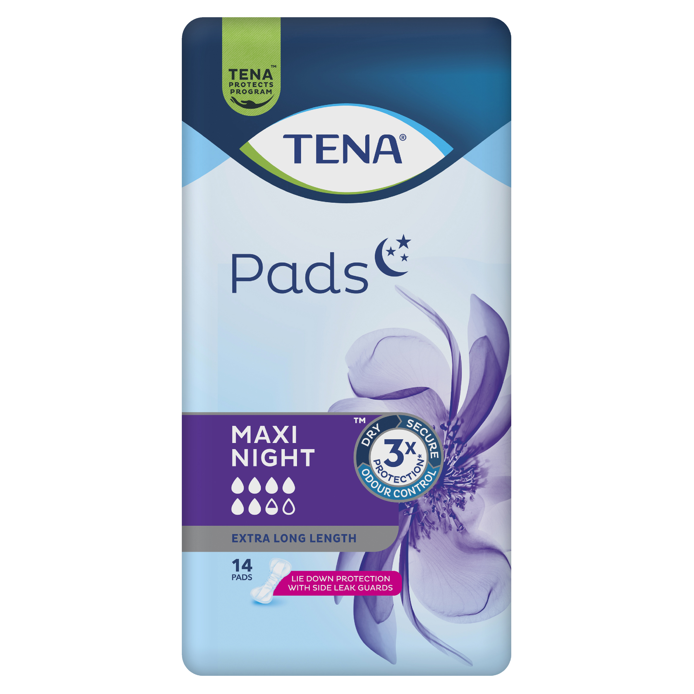 TENA PADS MAXI NIGHT 6.5D 14 PACK - Image 4