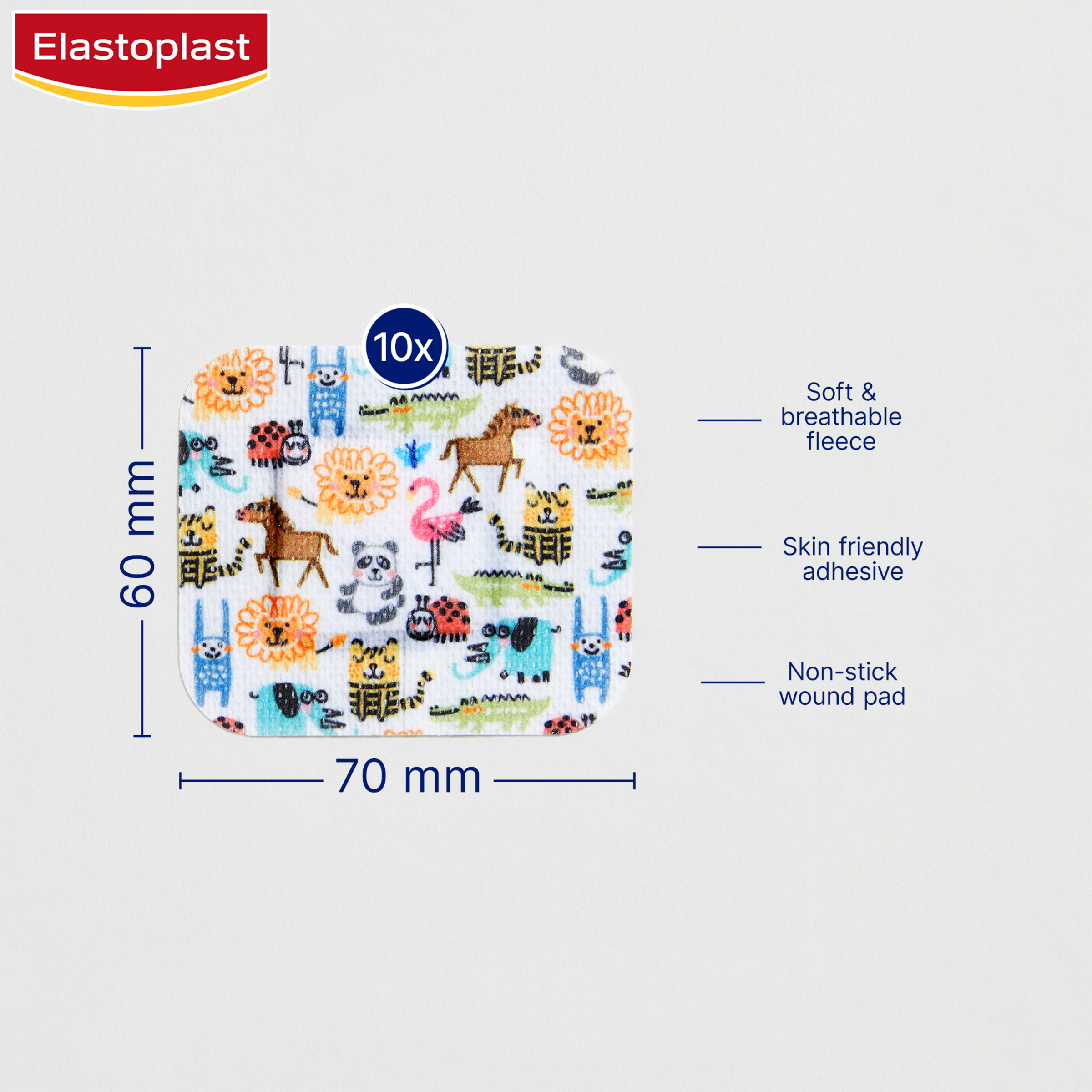 ELASTOPLAST KIDS SENSITIVE XL 10 PACK - Image 3