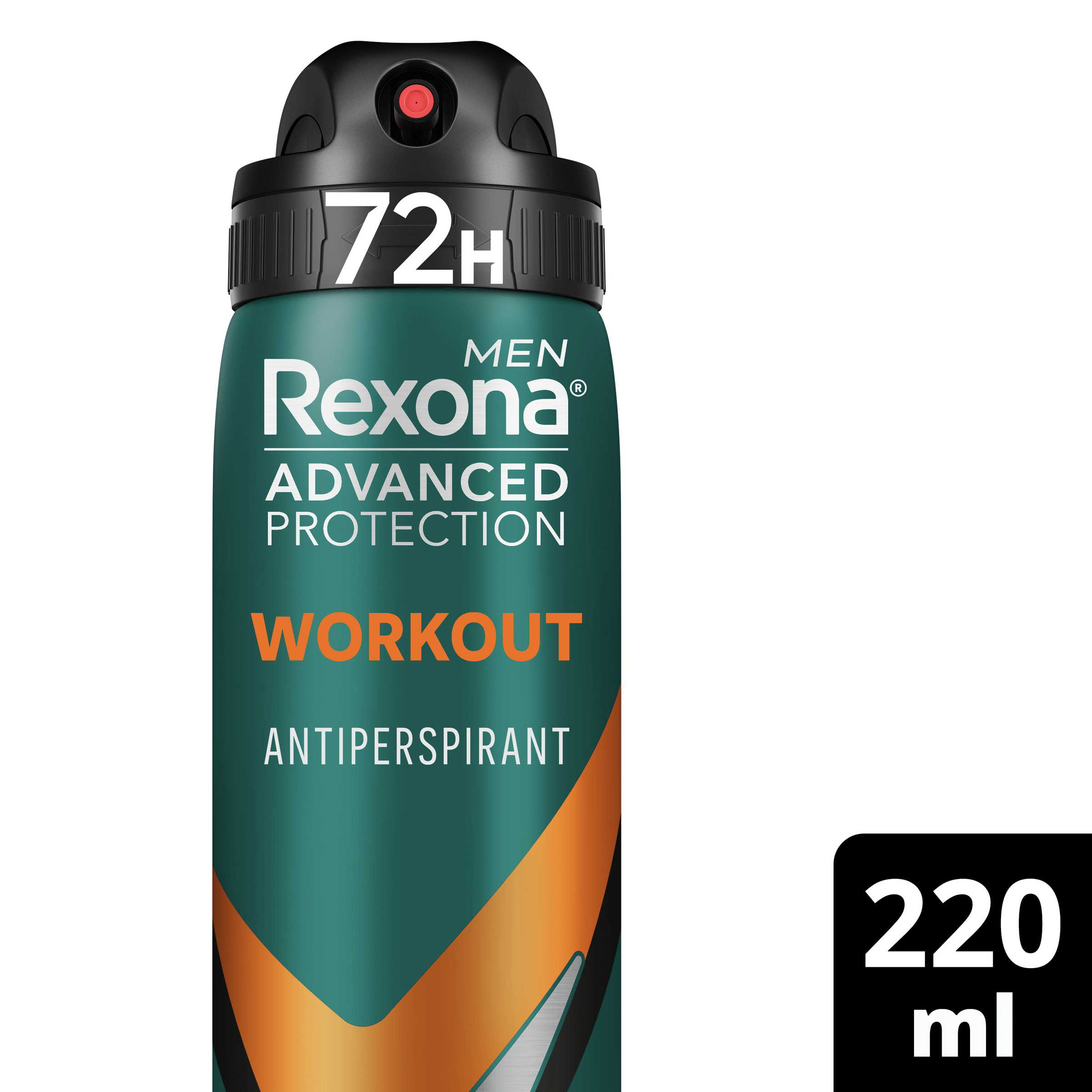 REXONA MEN ADVANCE PROTECT ANTIPERSPIRANT WORKOUT 72HR 220ML - Image 8