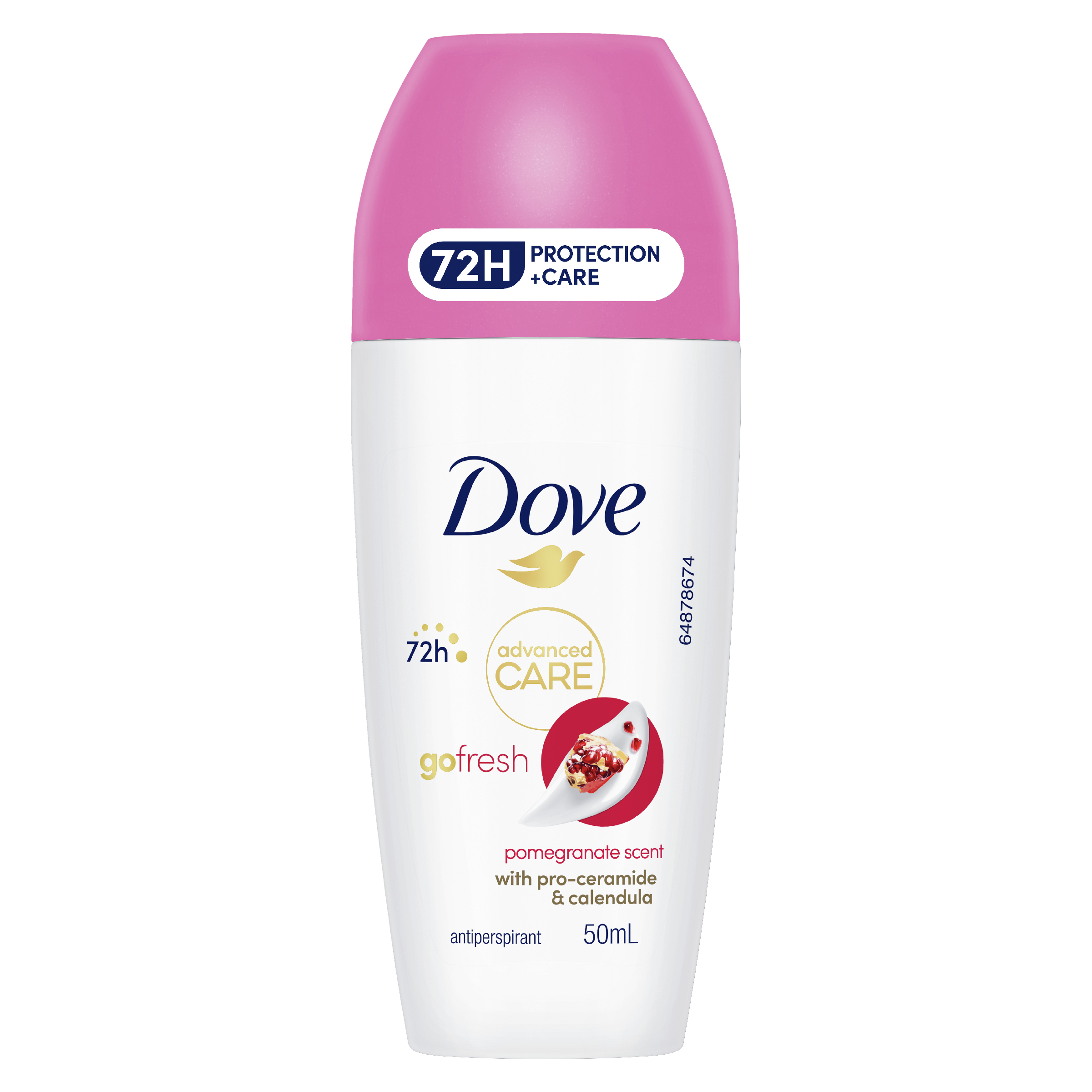 DOVE WOMEN ANTIPERSPIRANT ADVANCED CARE POMEGRANATE ROLL ON 50ML