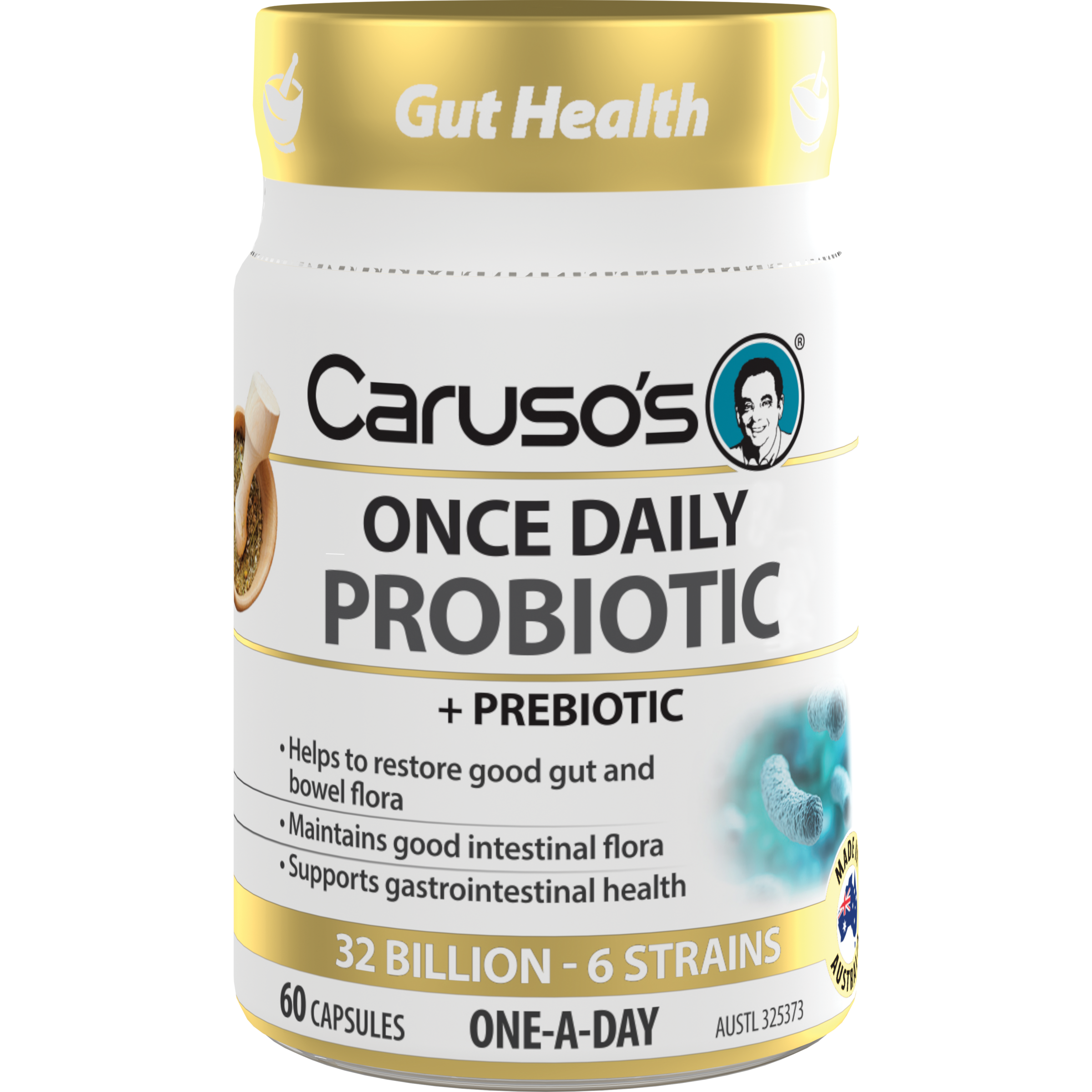 CARUSOS PROBIOTIC ONCE DAILY 60 CAPSULES