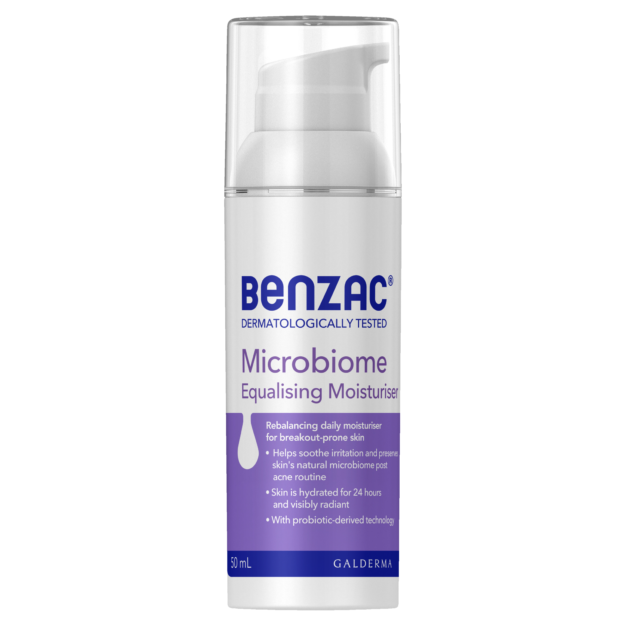 BENZAC MICROBIOME EQUALISING MOISTURISER 50ML - Image 3