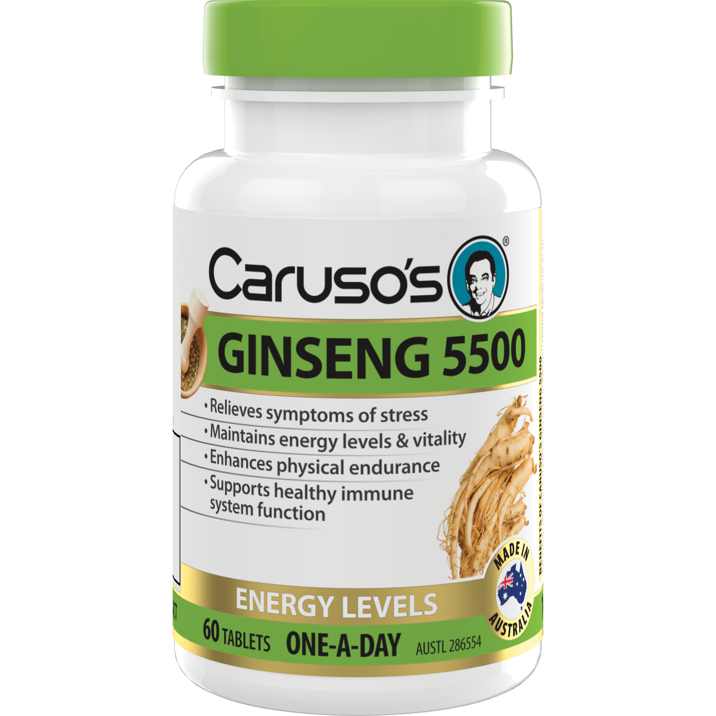 CARUSOS GINSENG 5500 60 TABLETS