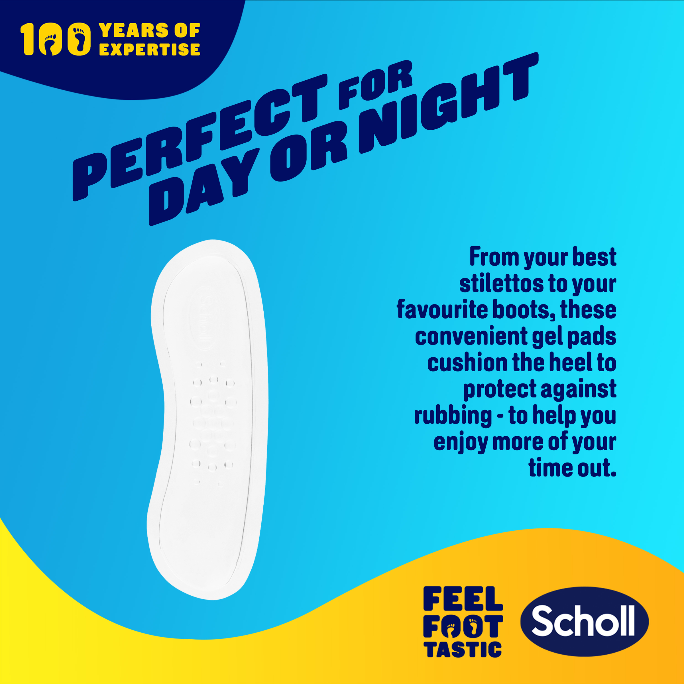 SCHOLL PARTY FEET GEL HEEL SHIELDS 1 PAIR - Image 6