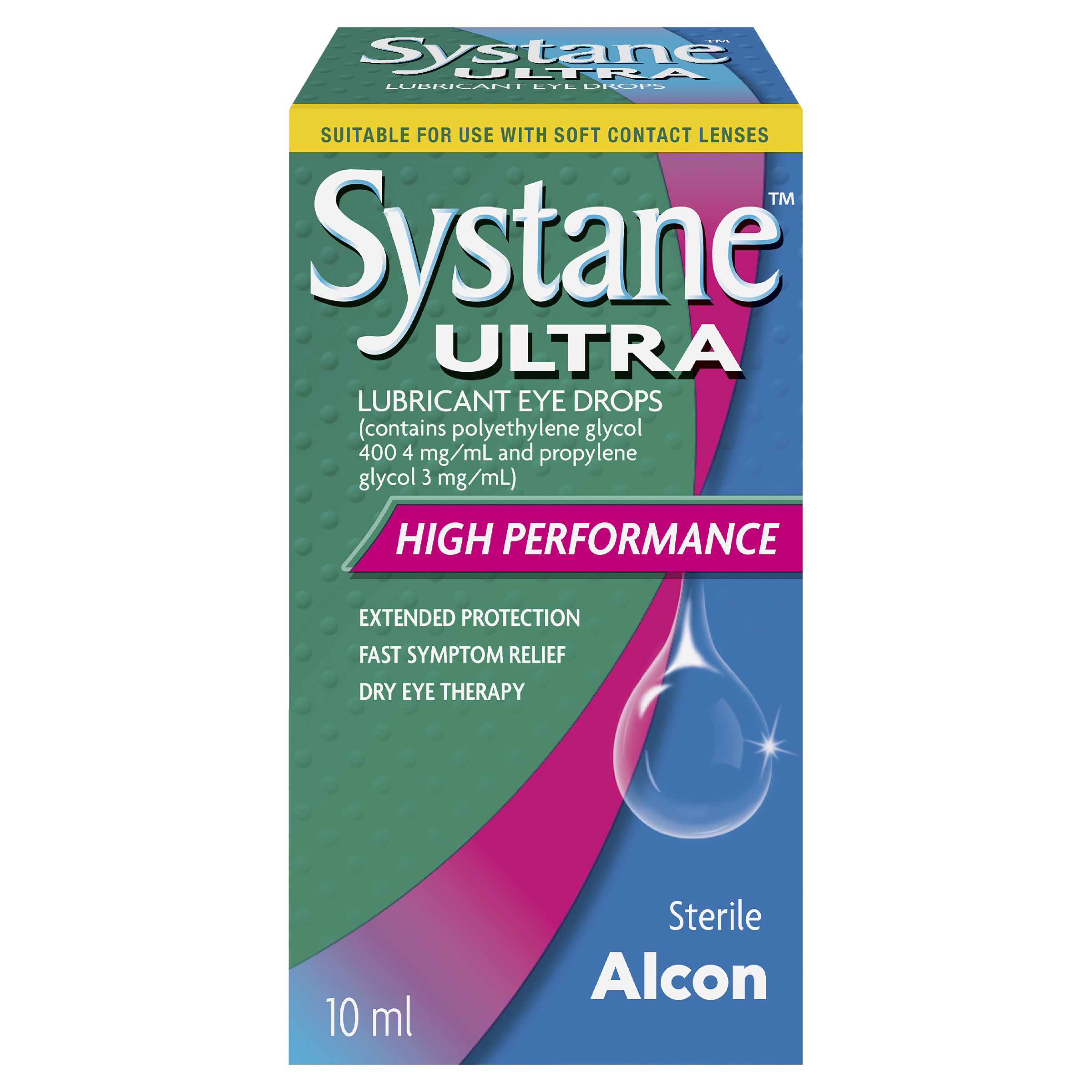 SYSTANE ULTRA LUBRICANT EYE DROPS 10ML - Image 2