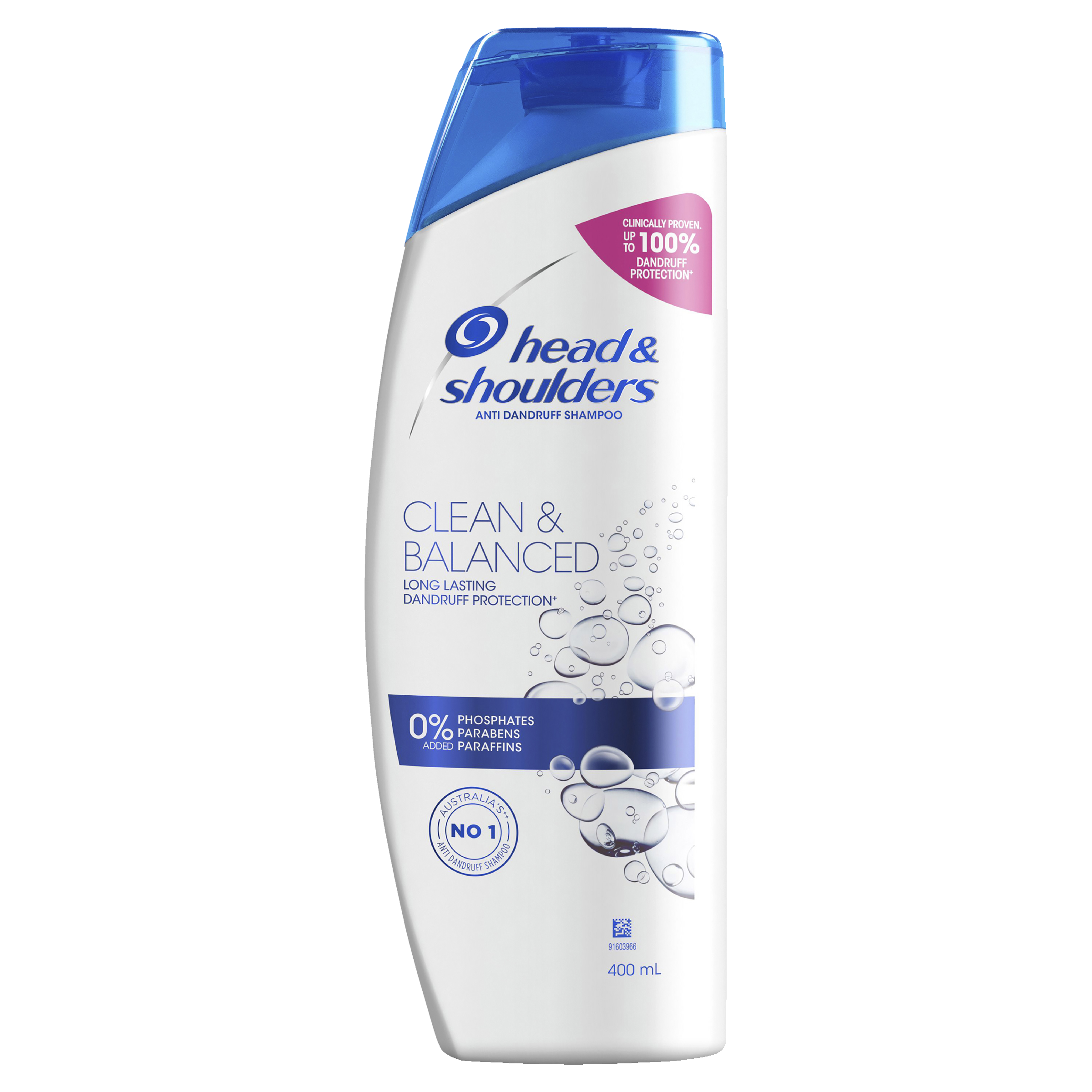 HEAD & SHOULDERS CLEAN & BALANCED SHAMPOO 400ML