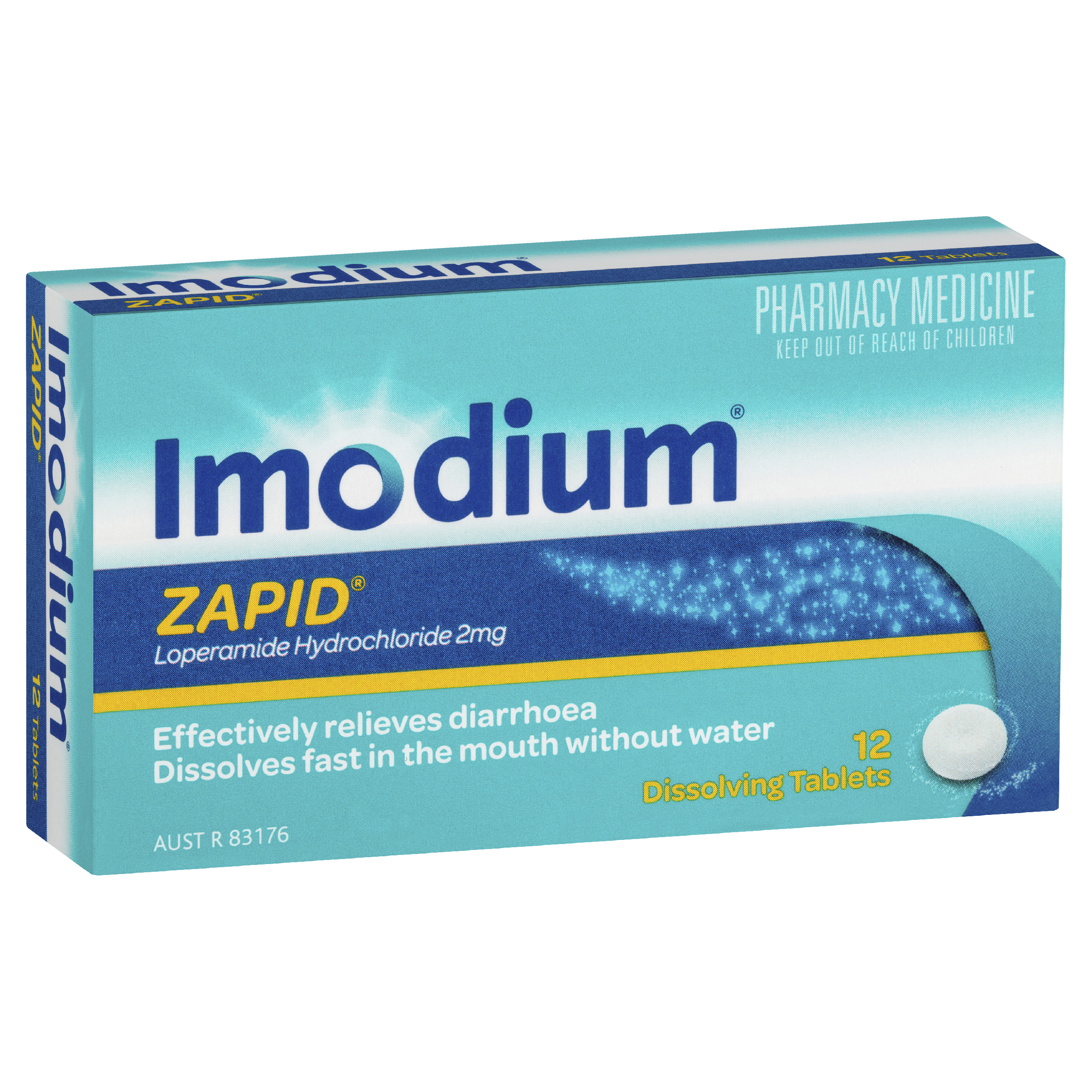 IMODIUM ZAPID DIARRHOEA RELIEF 12 TABLETS