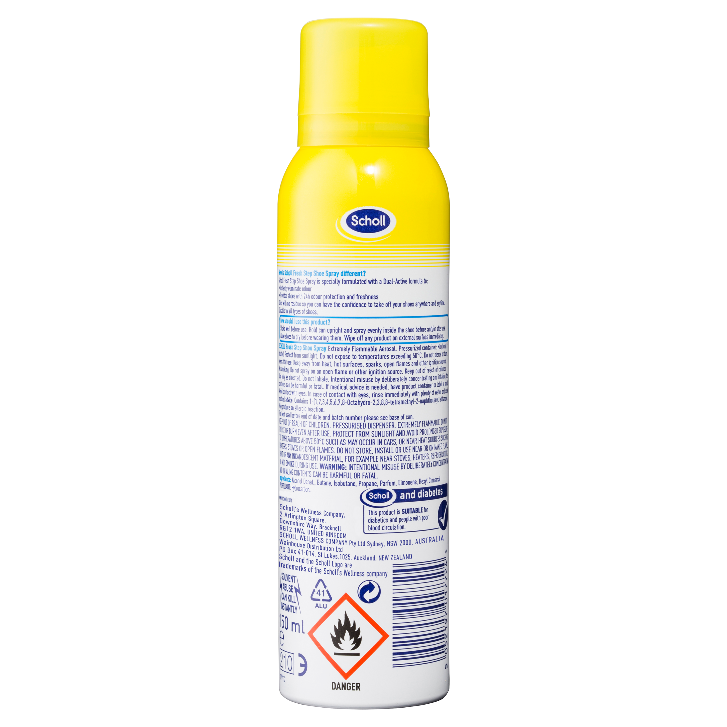 SCHOLL FRESH STEP SHOE SPRAY 100G - Image 2
