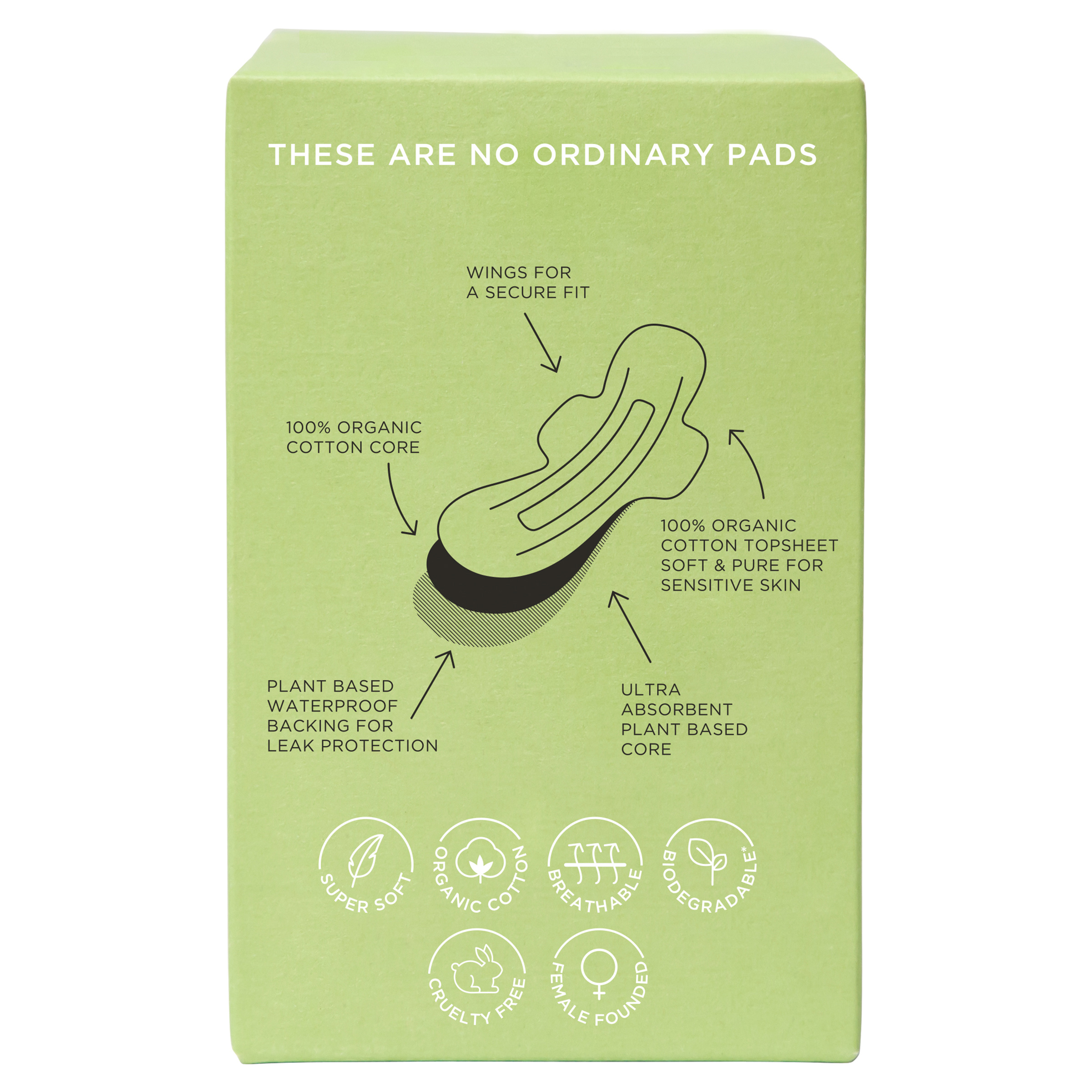 TOM ORGANIC REGULAR PAD 10 PACK - Image 2