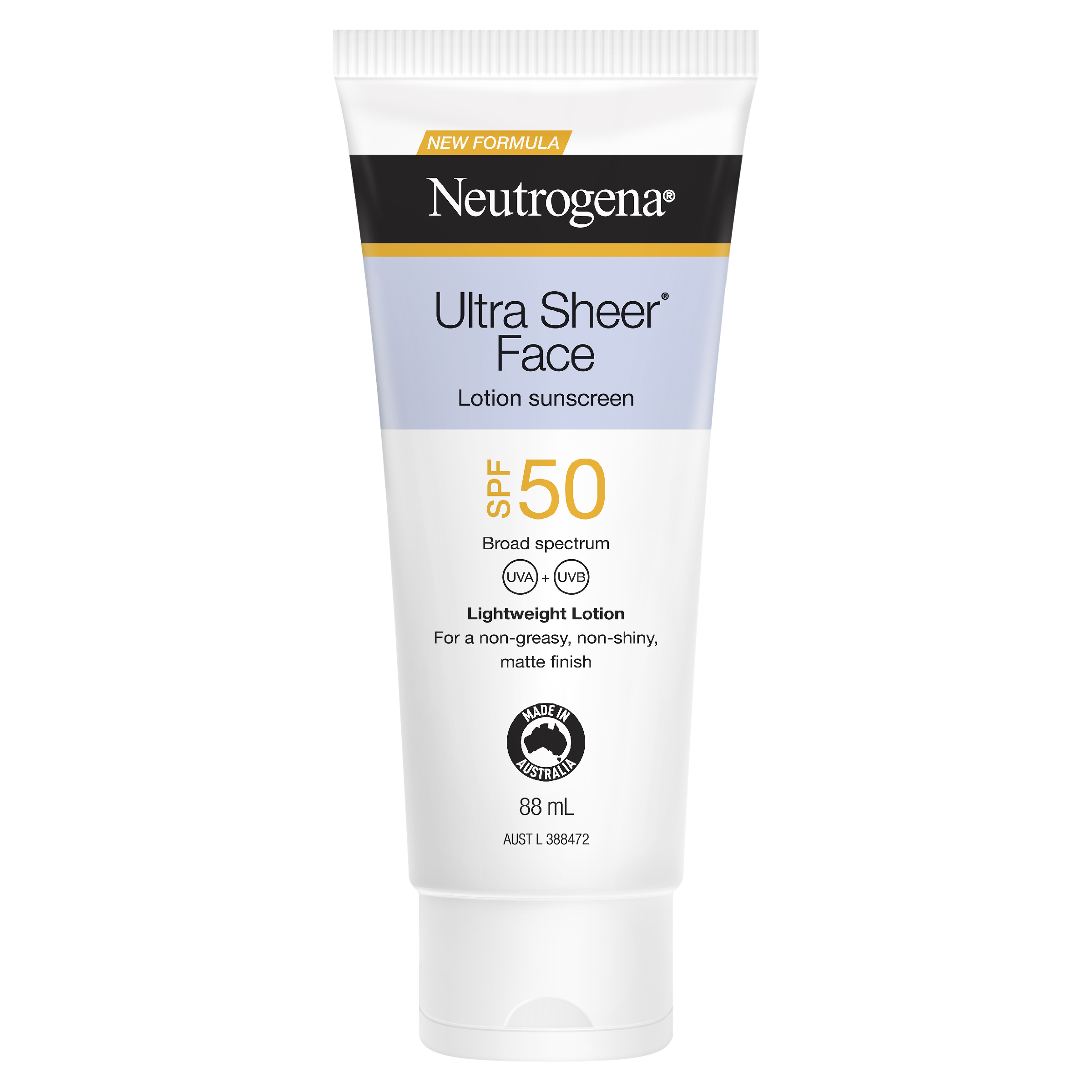 NEUTROGENA ULTRA SHEER FACE LOTION SPF50 88ML