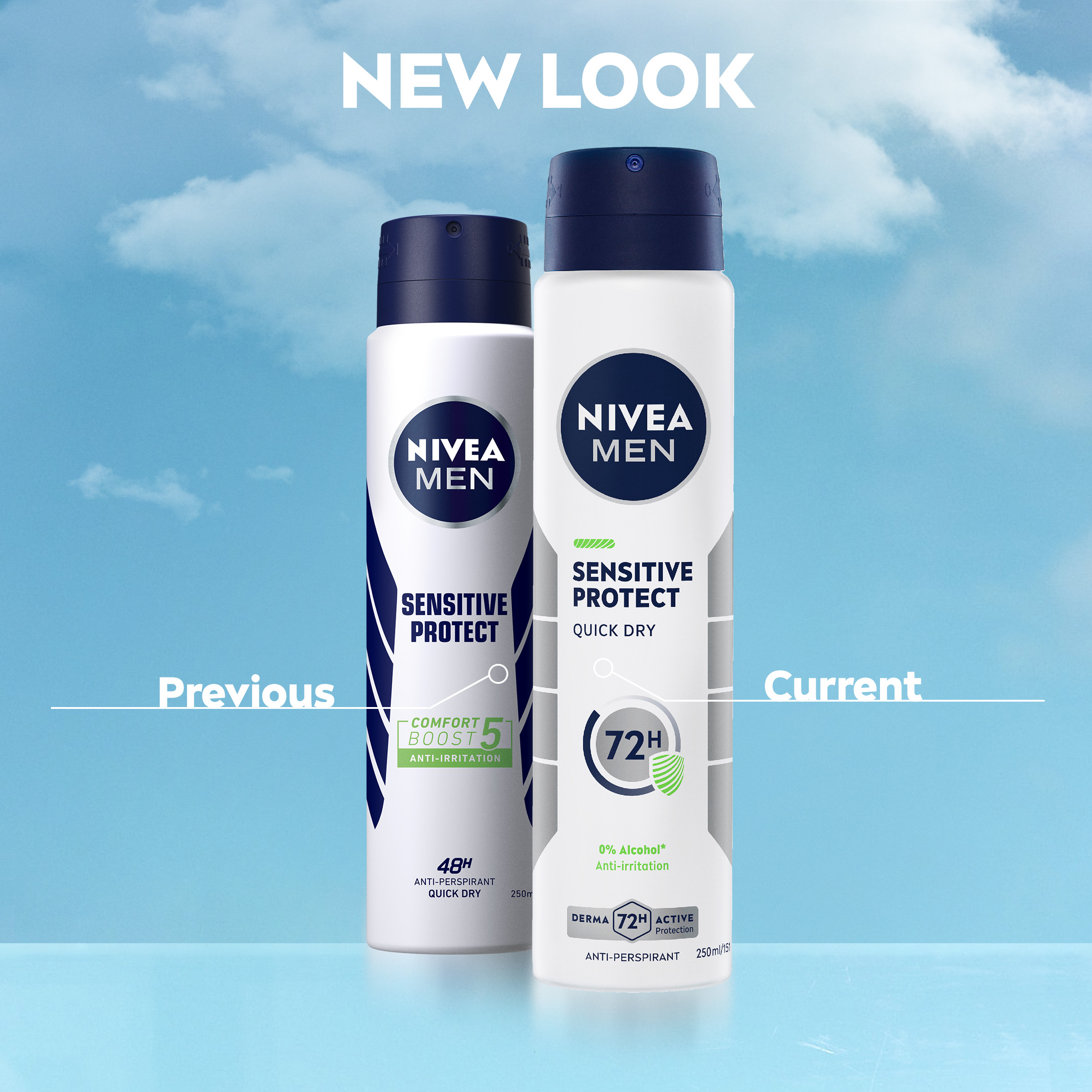 NIVEA MEN ANTIPERSPIRANT SENSITIVE PROTECT 48H 250ML - Image 8