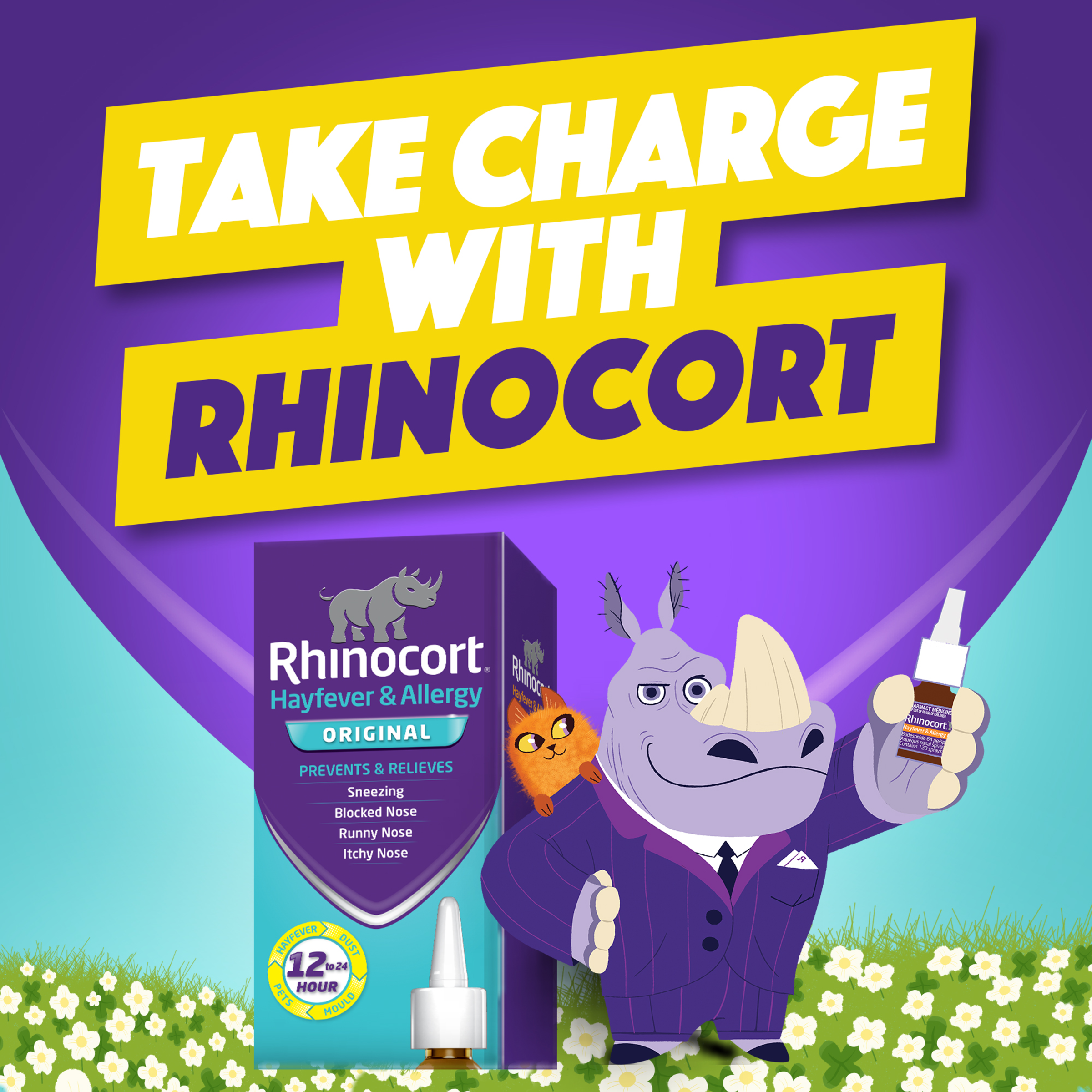 RHINOCORT HAYFEVER PUMP SPRAY 32MCG 120 DOSE - Image 8