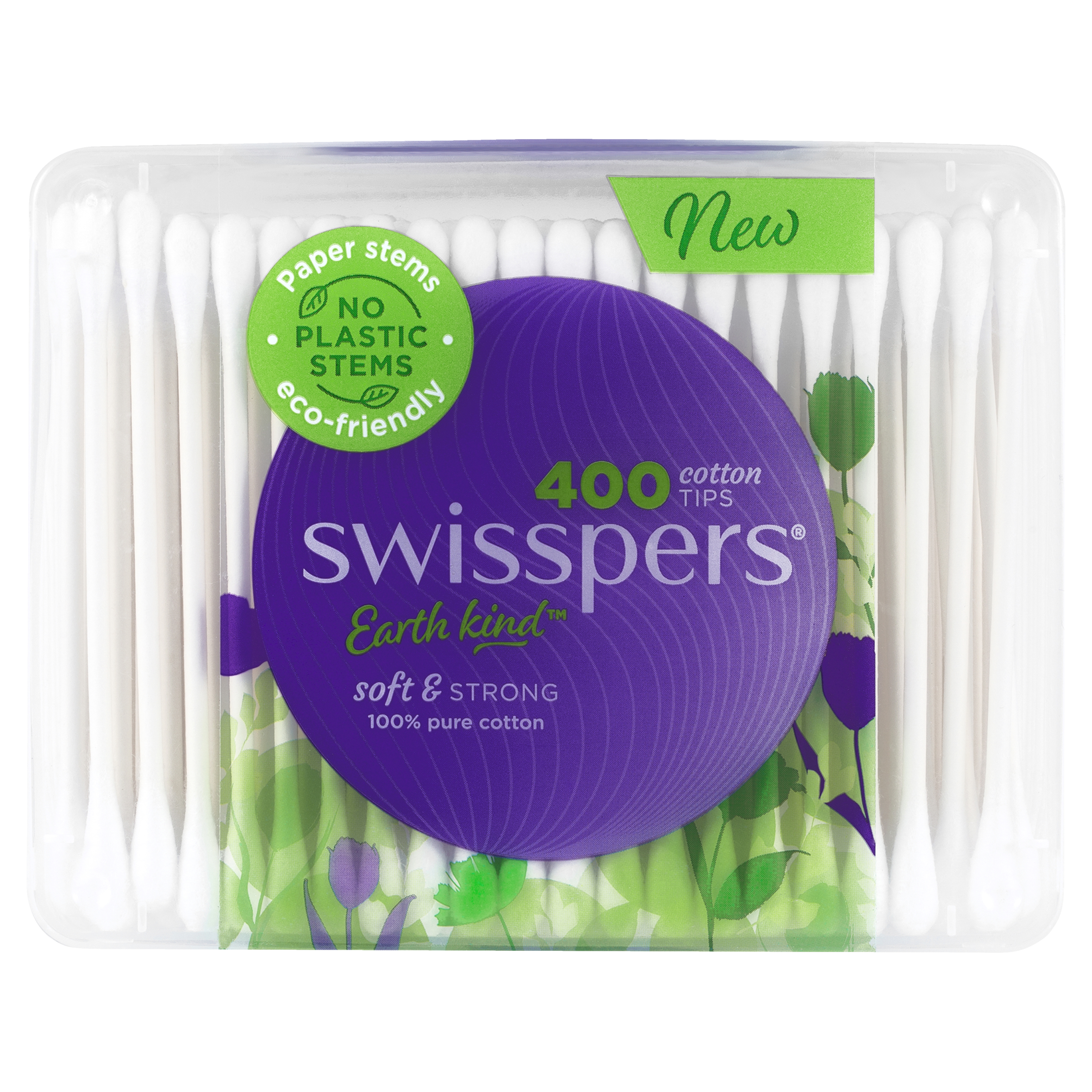 SWISSPERS COTTON TIPS PAPER STEMS 400 PACK - Image 4