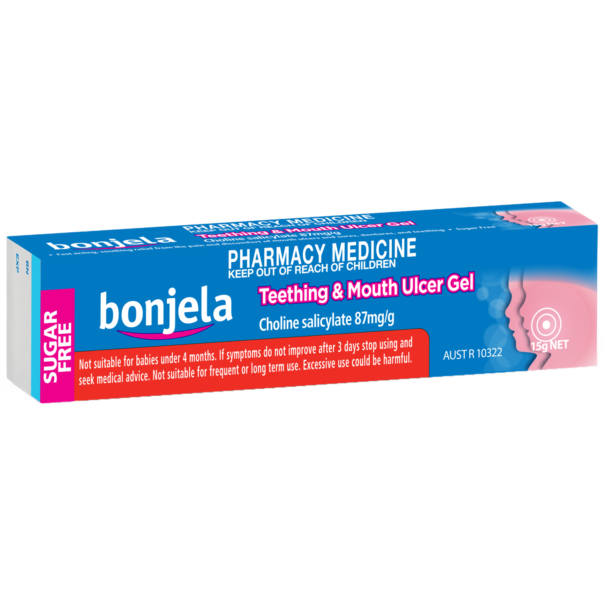 BONJELA TEETHING & MOUTH ULCER GEL 15G