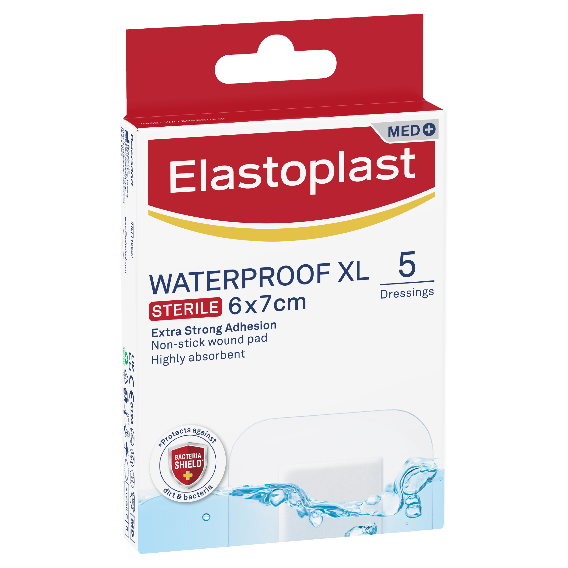 ELASTOPLAST AQUA PROTECT 6CM X 7CM XL 5 PACK - Image 9