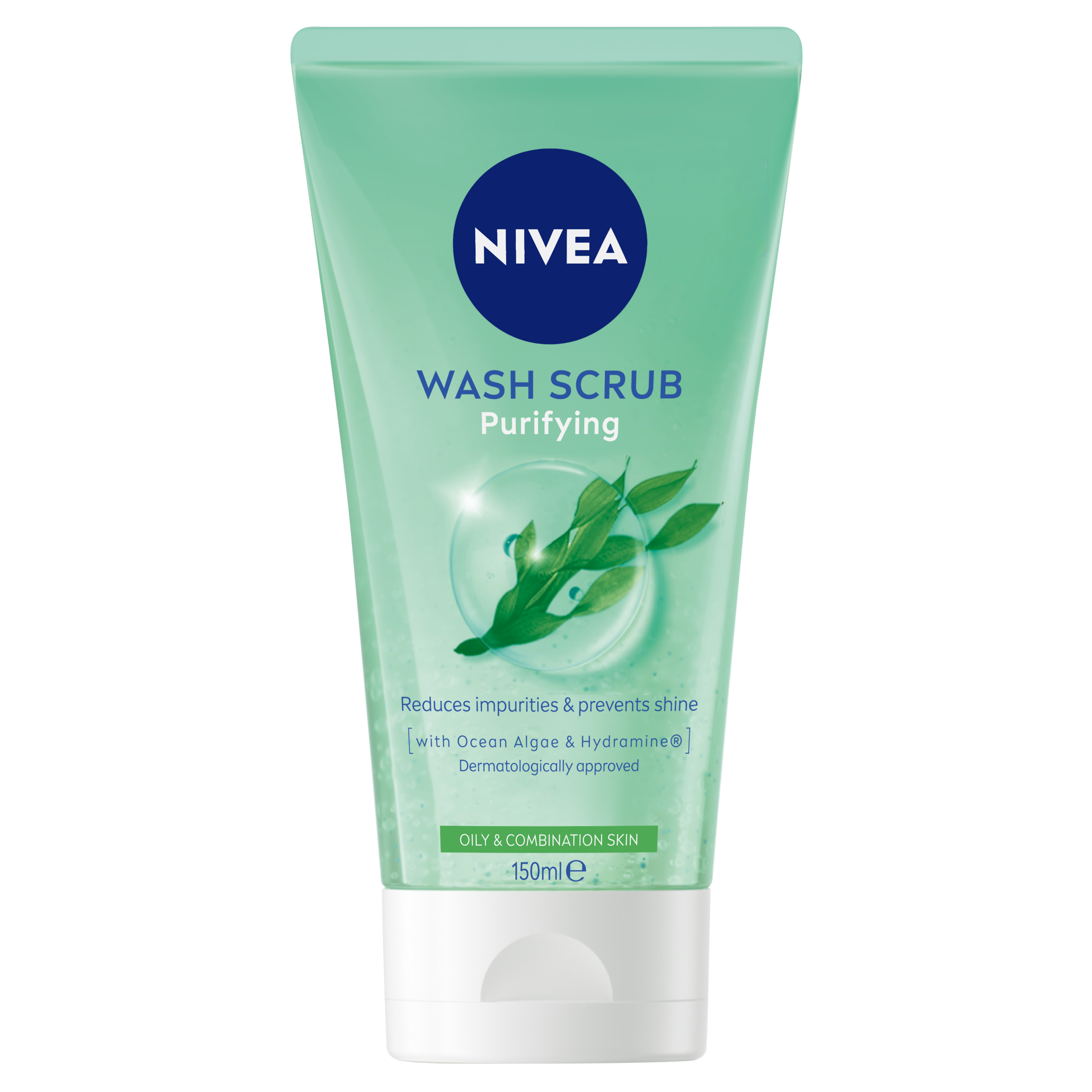 NIVEA DAILY ESSENTIALS 2 IN 1 WASH AND SCRUB 150ML