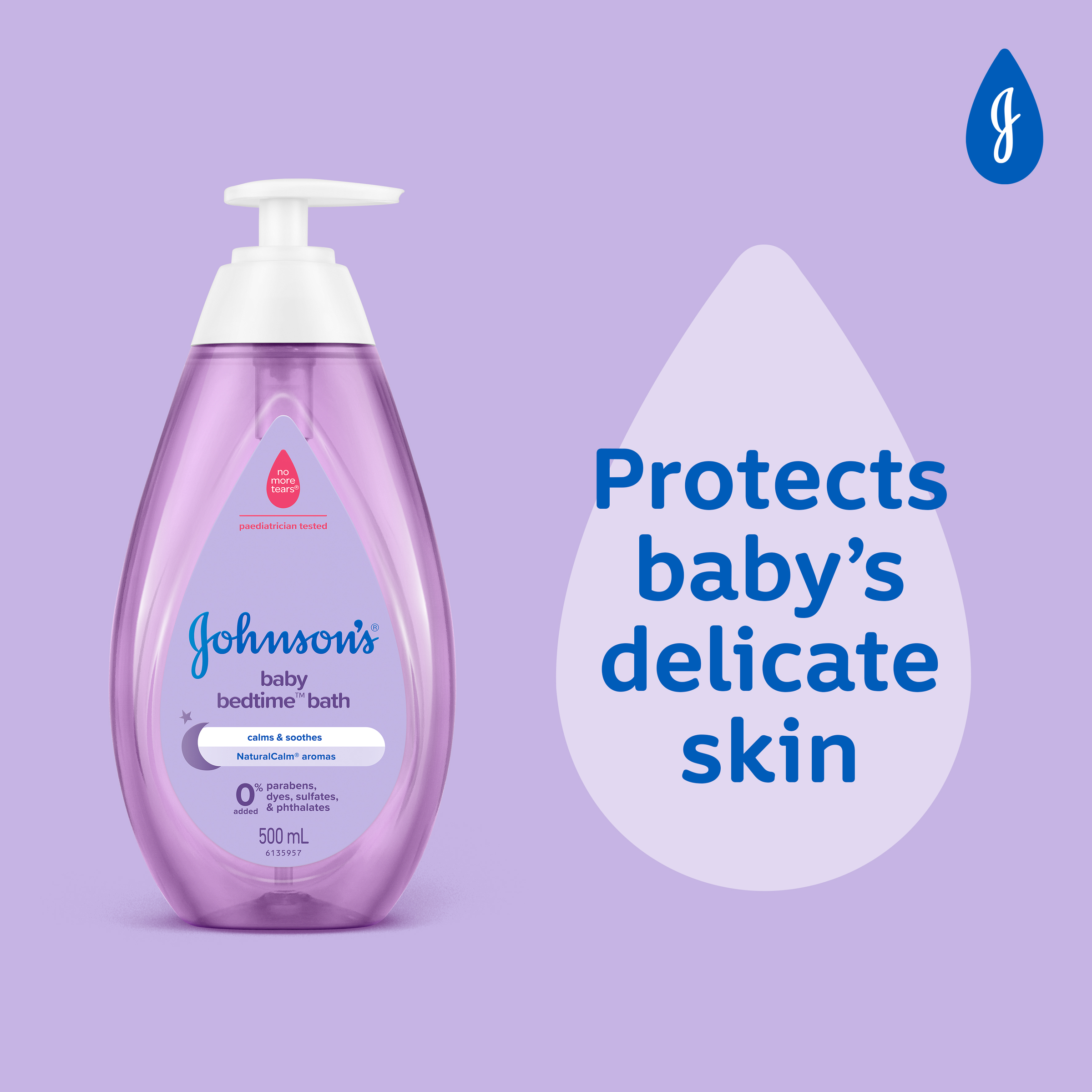 J&J BABY BATH BED TIME 750ML - Image 4