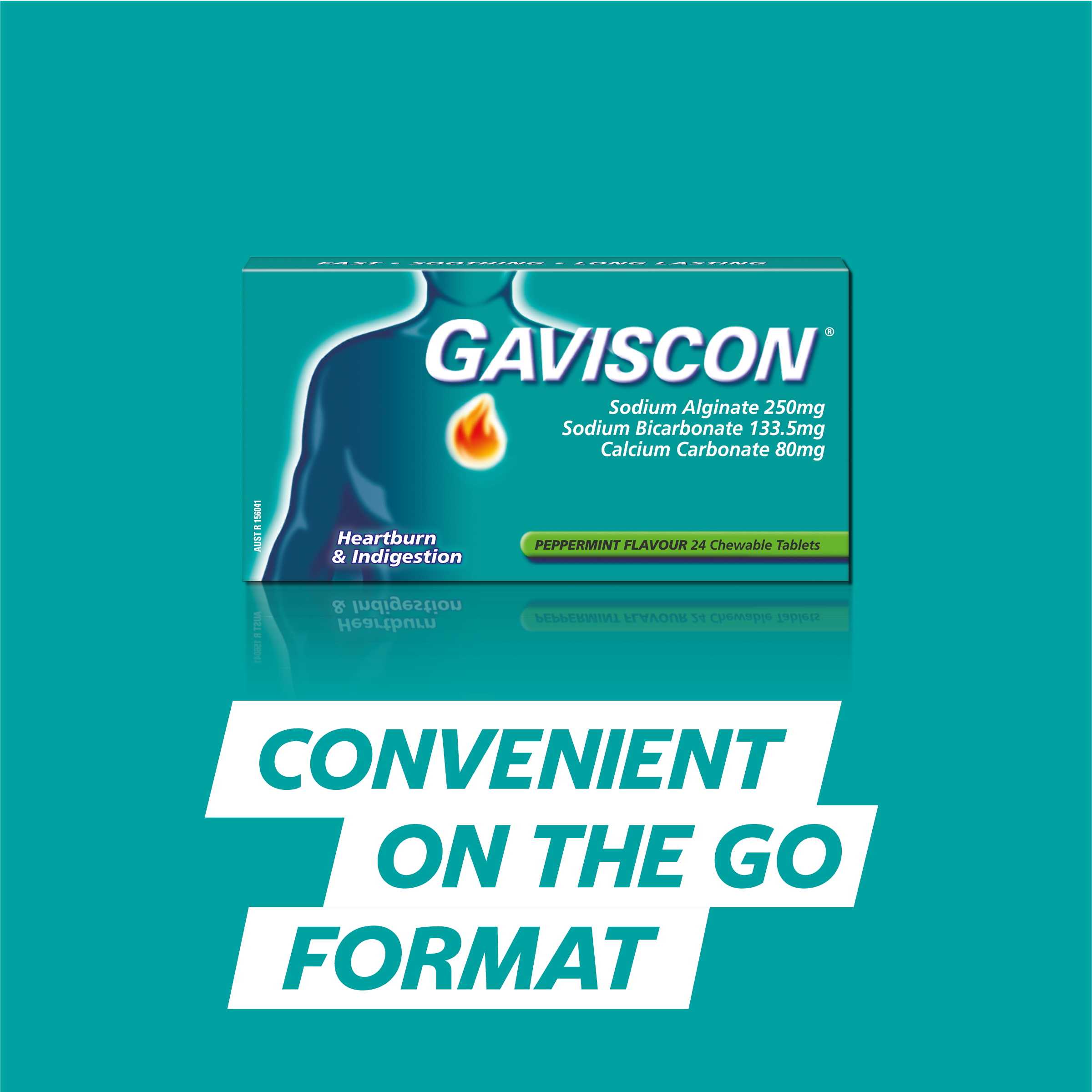 GAVISCON PEPPERMINT 48 TABLETS - Image 9