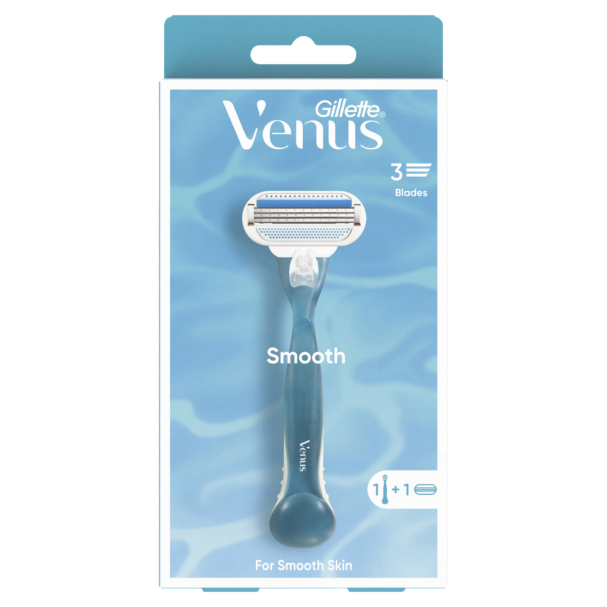 GILLETTE VENUS SMOOTH RAZOR + 1 BLADE