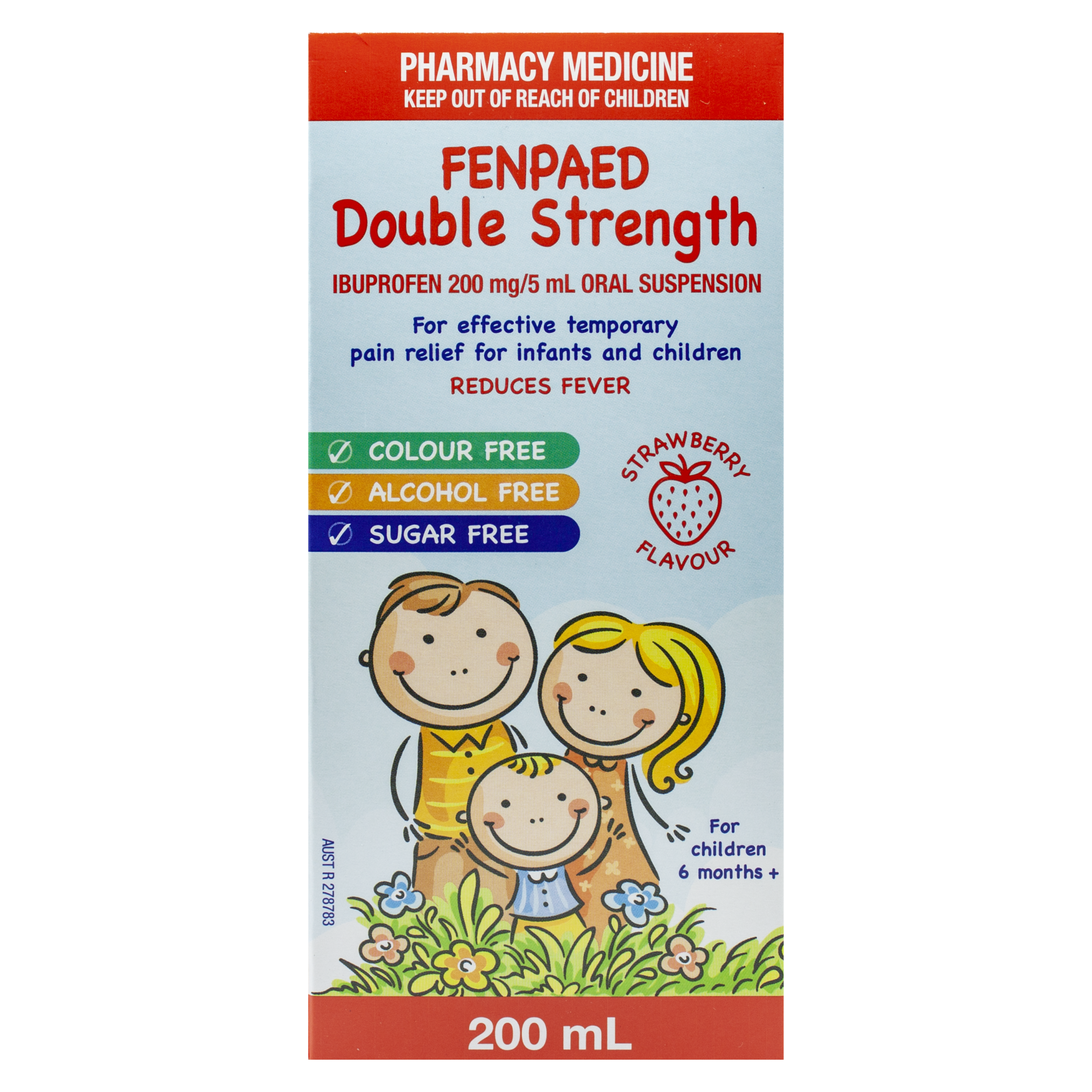 FENPAED DOUBLE STRENGTH 200MG/5ML 200ML - Image 2