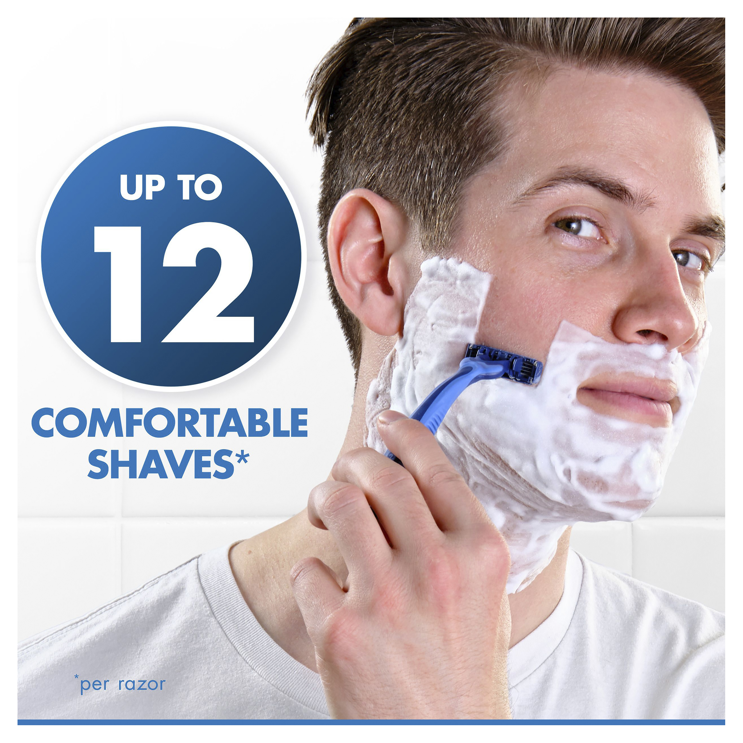 GILLETTE SENSOR 3 DISPOSABLE RAZORS 4 PACK - Image 4
