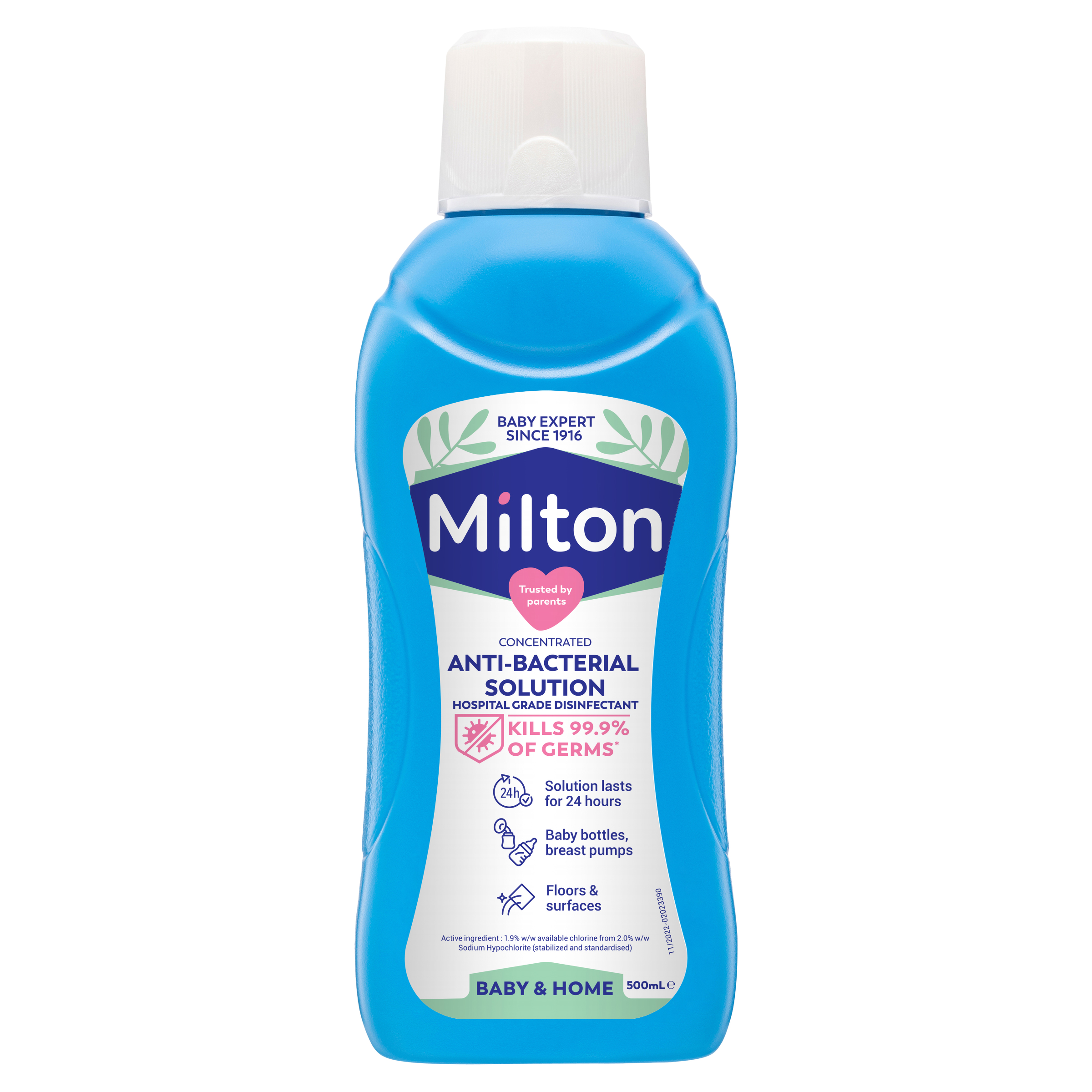 MILTON CONCENTRATED ANTI-BACTERIAL SOLUTION 500ML