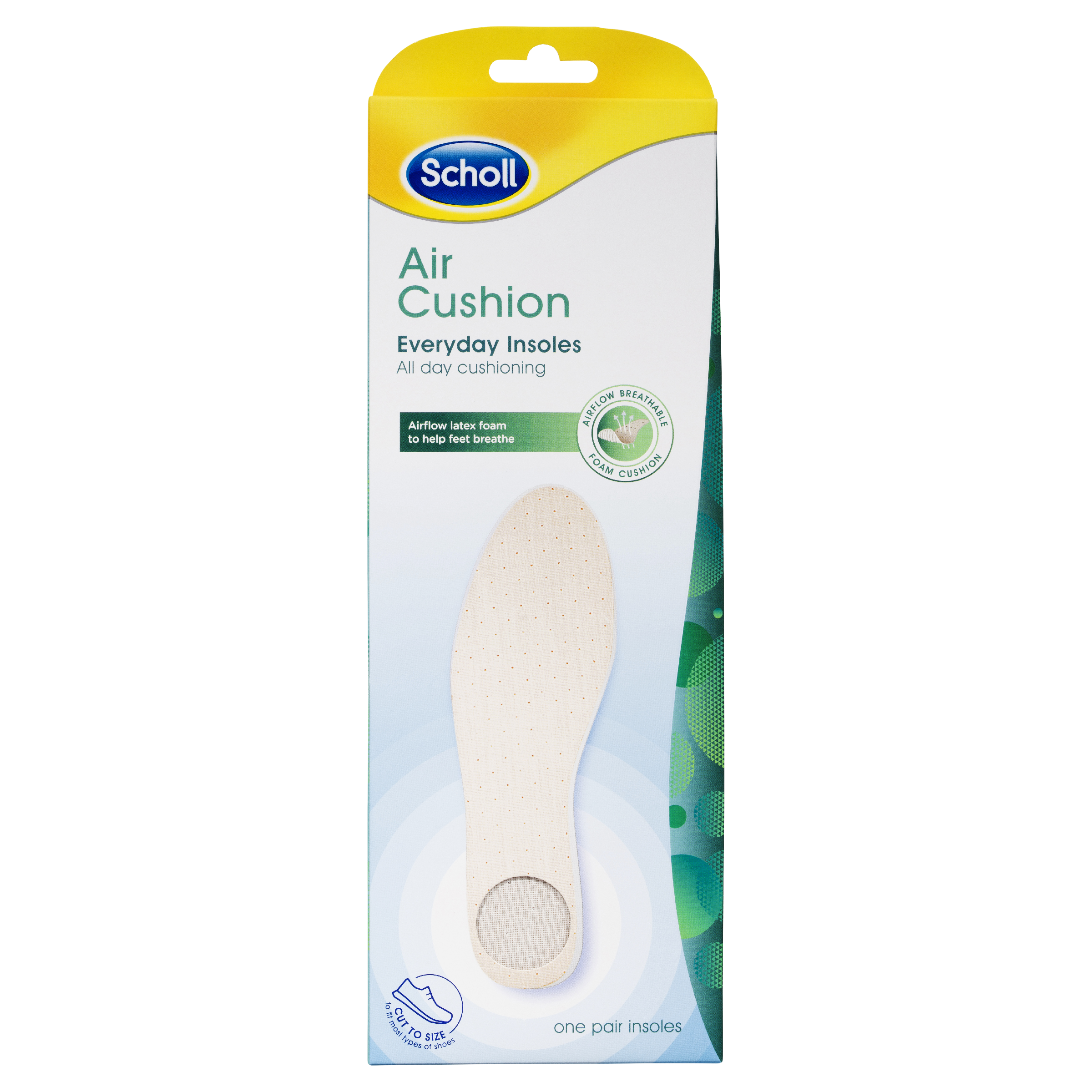 SCHOLL AIR CUSHION DAILY INSOLES