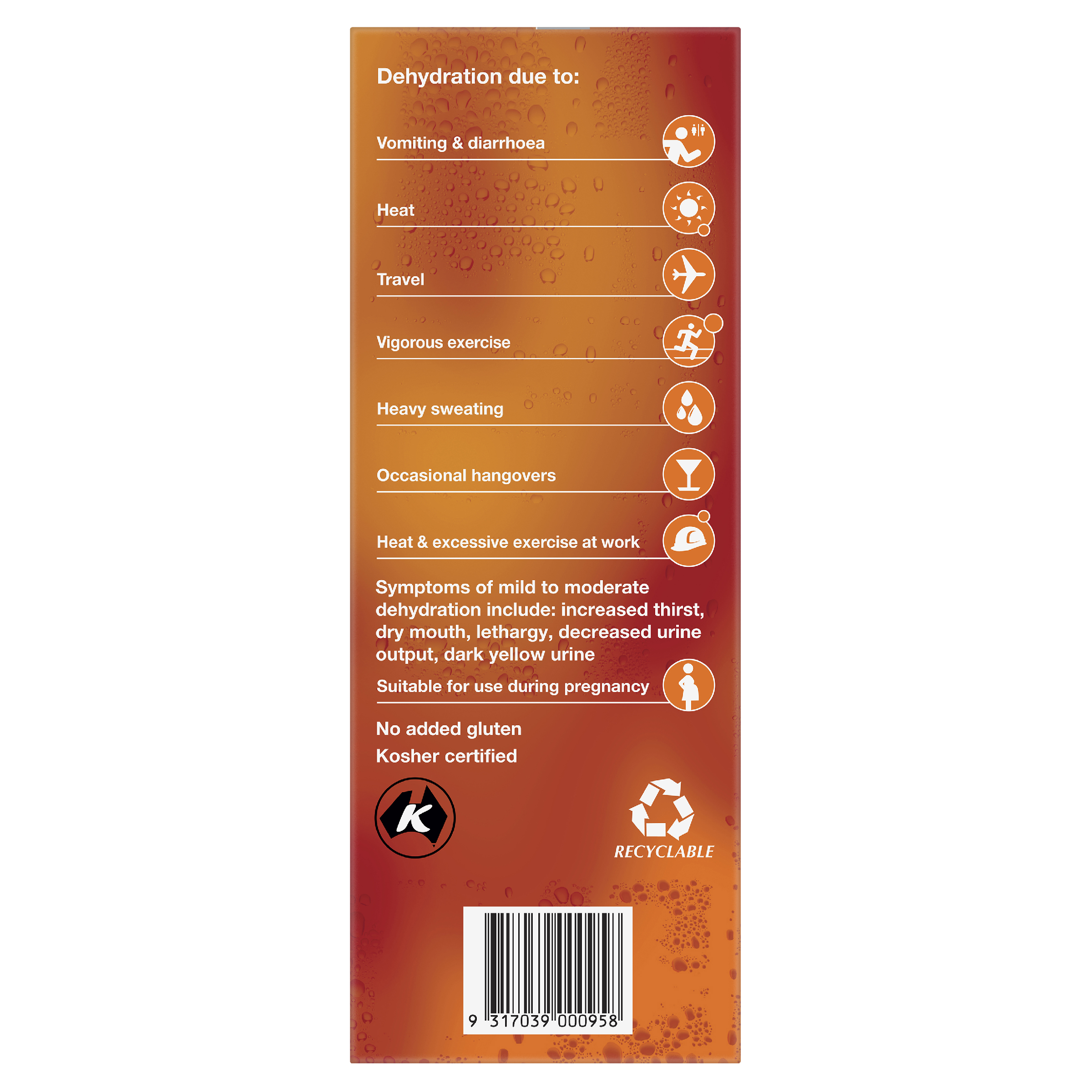 HYDRALYTE ICE BLOCKS ORANGE 16 PACK - Image 3