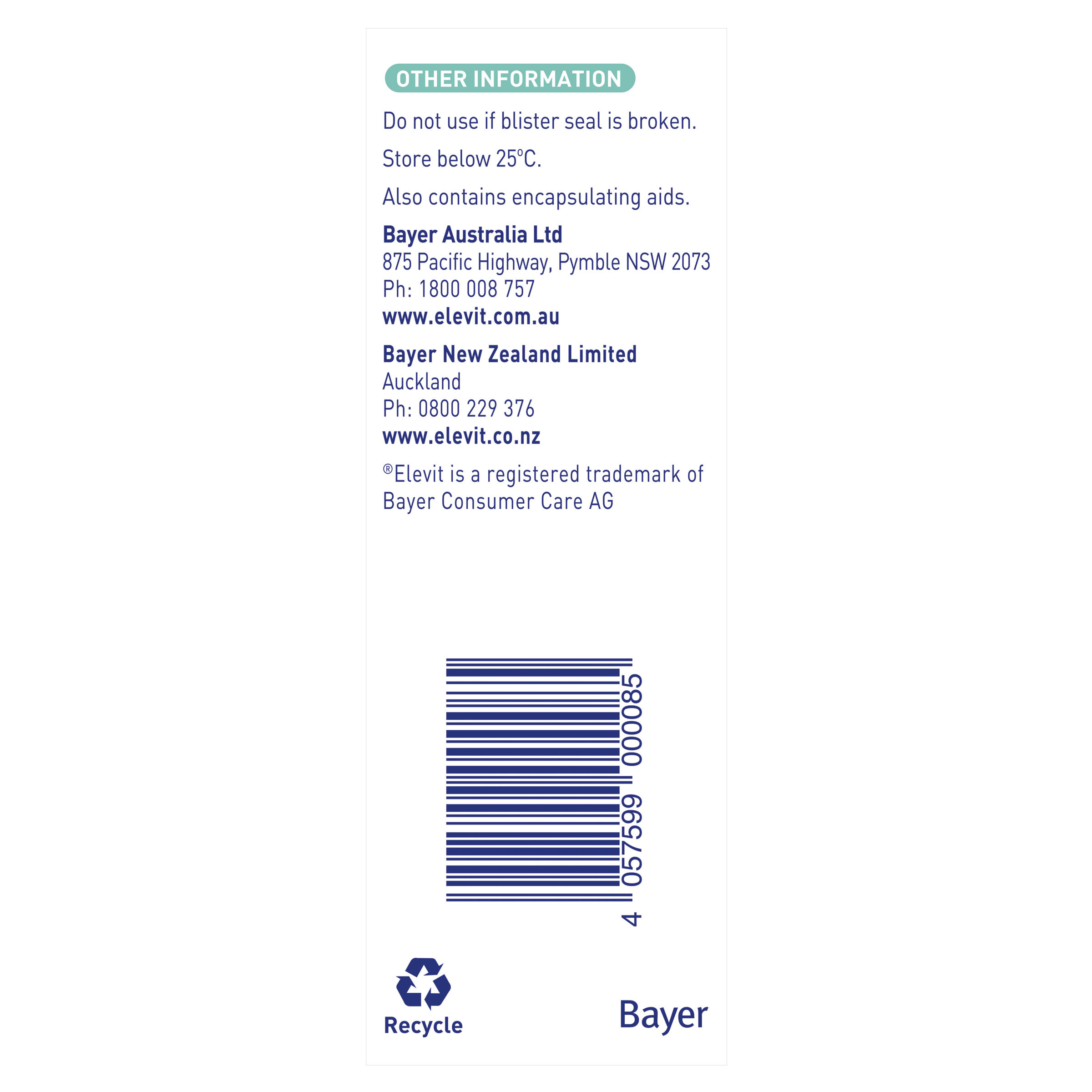 ELEVIT BREASTFEEDING 60 CAPSULES - Image 6