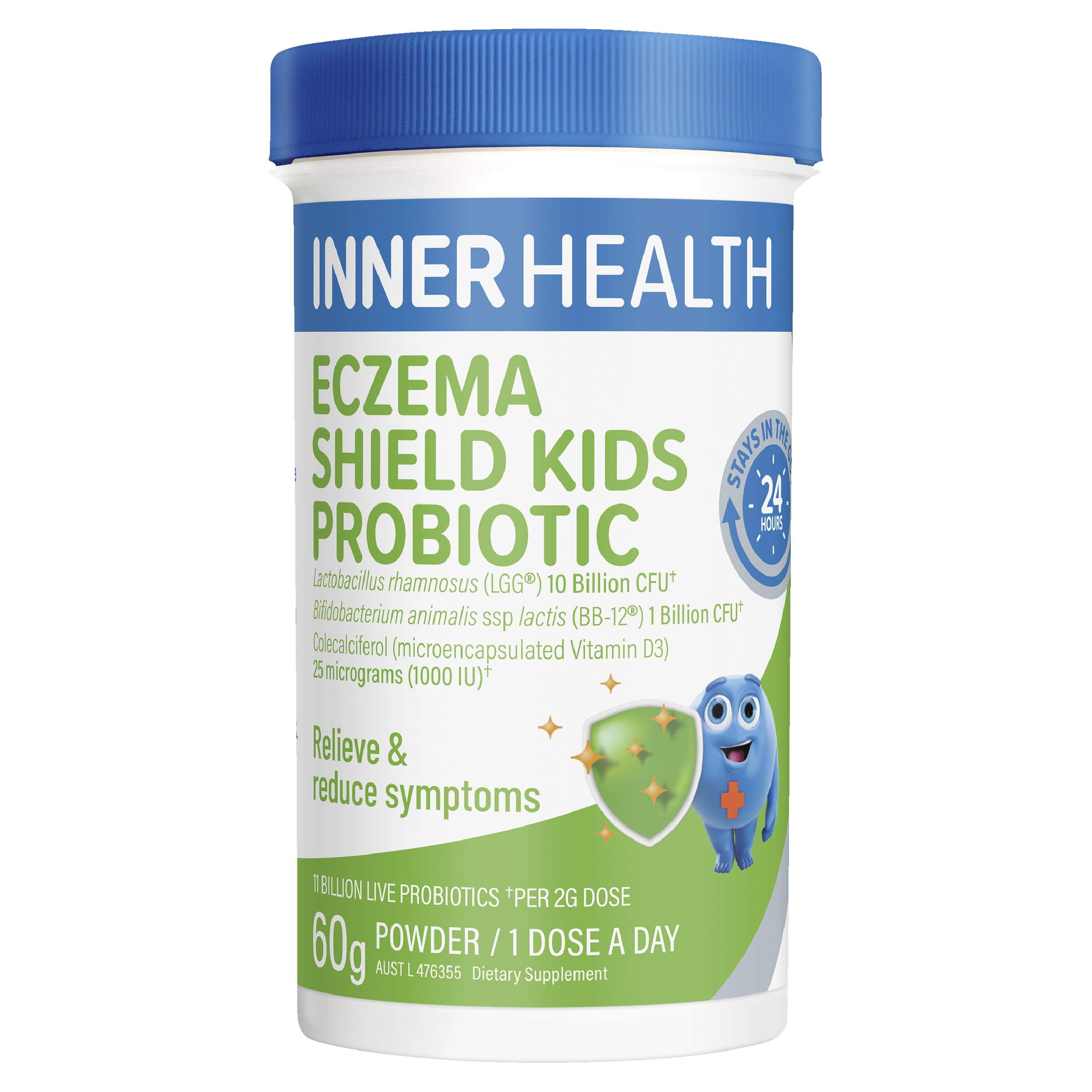 INNER HEALTH ECZEMA SHIELD KIDS POWDER 60G