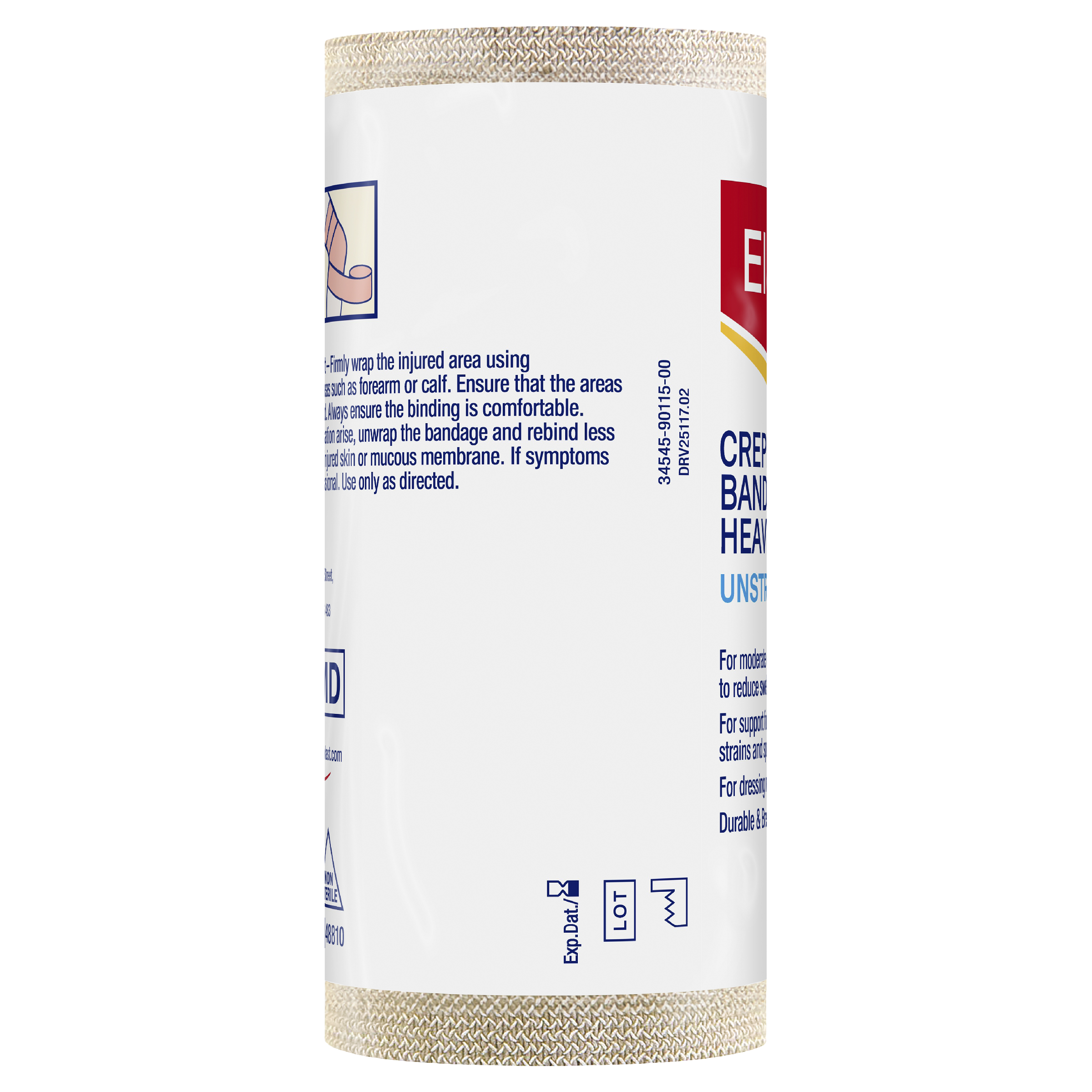 ELASTOPLAST HEAVY WEIGHT CREPE BANDAGE 10CM X 2.3M - Image 4