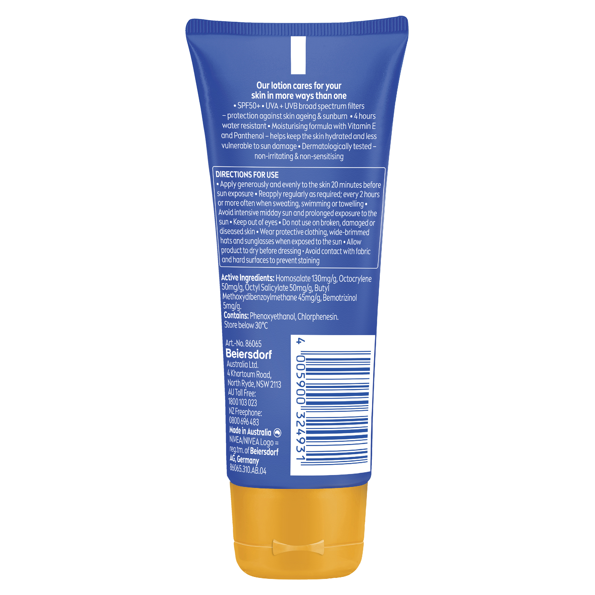 NIVEA PROTECT & MOISTURE SUNSCREEN LOTION SPF50+ 100ML - Image 2