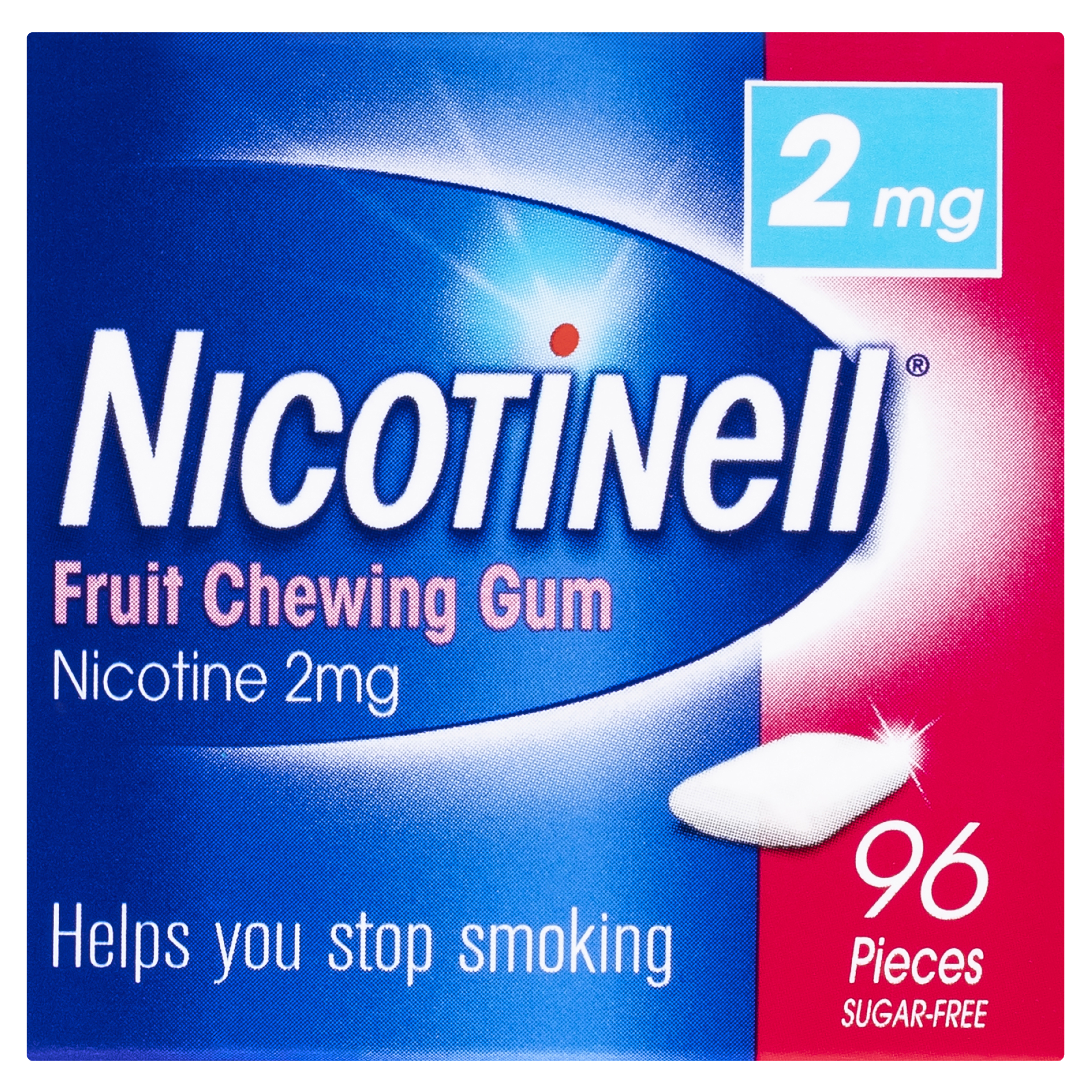 NICOTINELL FRUIT 2MG GUM 96 PACK - Image 5