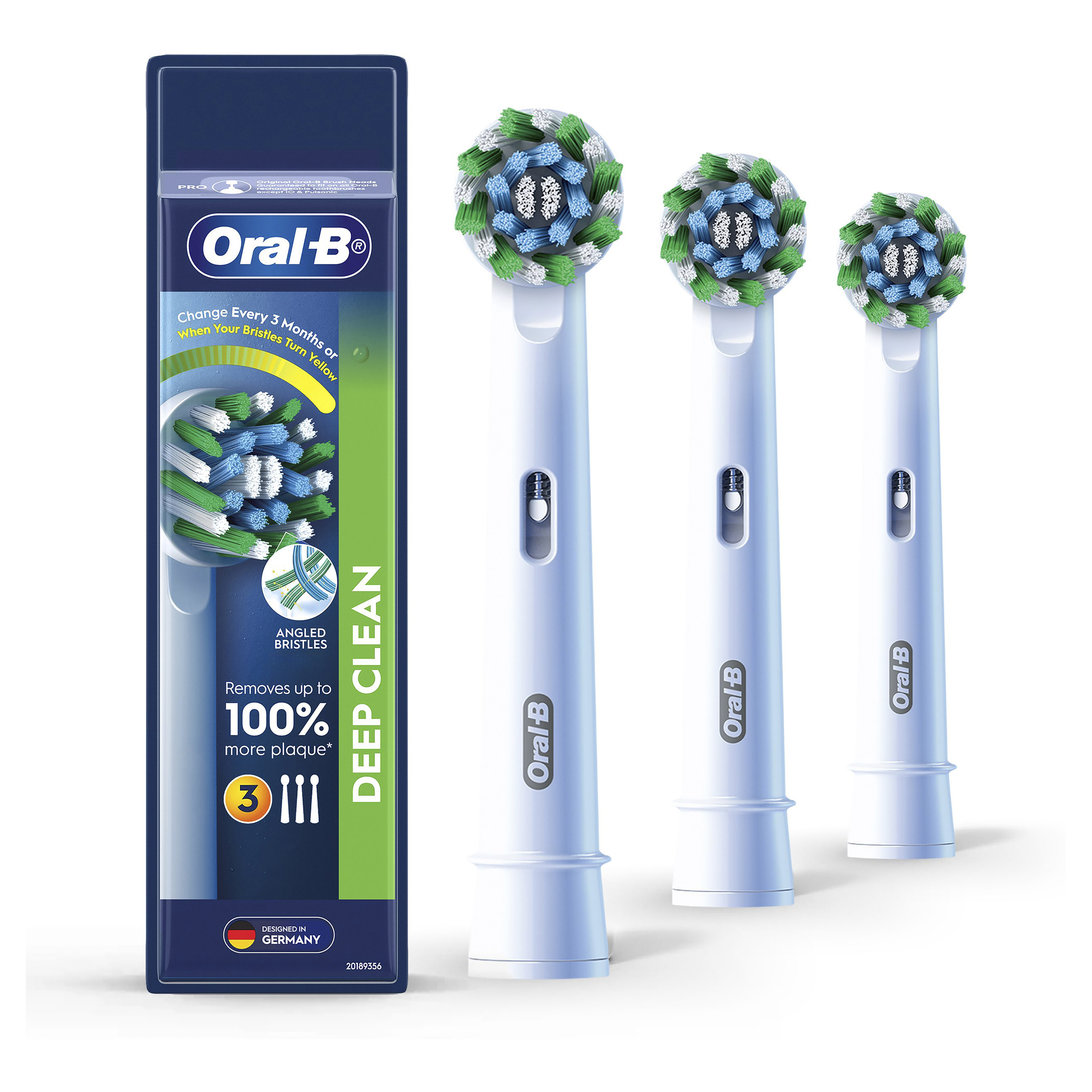 ORAL-B VITALITY+ POWER BRUSH HEADS CROSS ACTION 3 PACK - Image 10