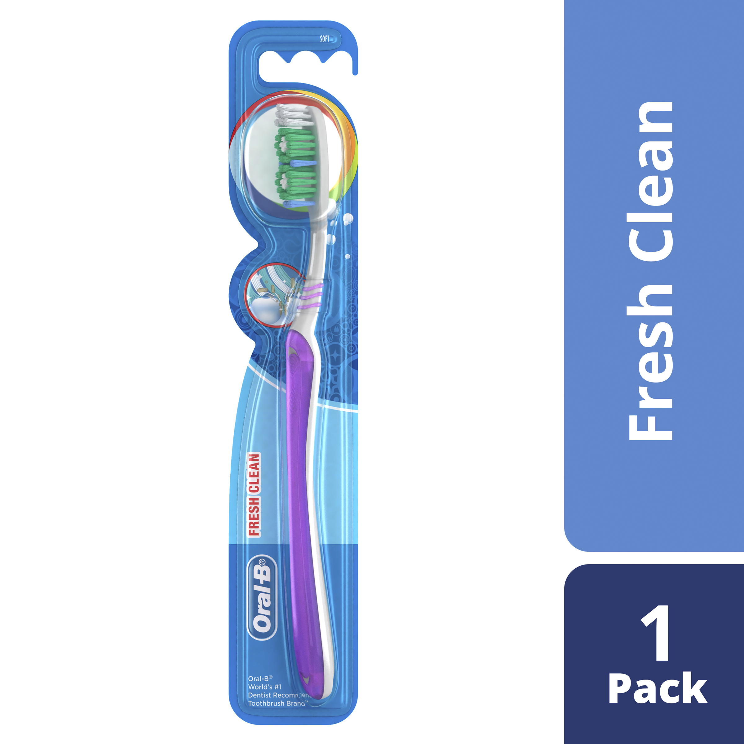 ORAL-B TOOTHBRUSH ALL ROUNDER FRESH CLEAN SOFT 1 PACK - Image 9