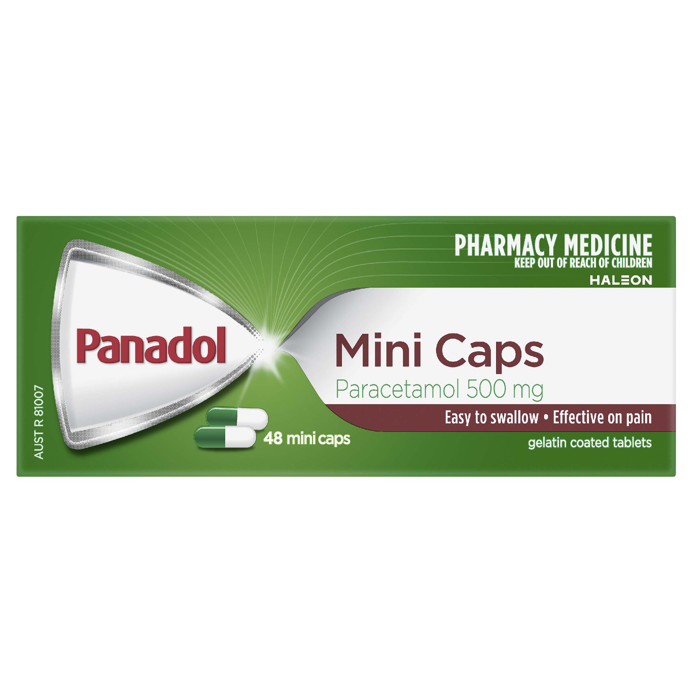 PANADOL 500MG 48 MINI CAPSULES - Image 2