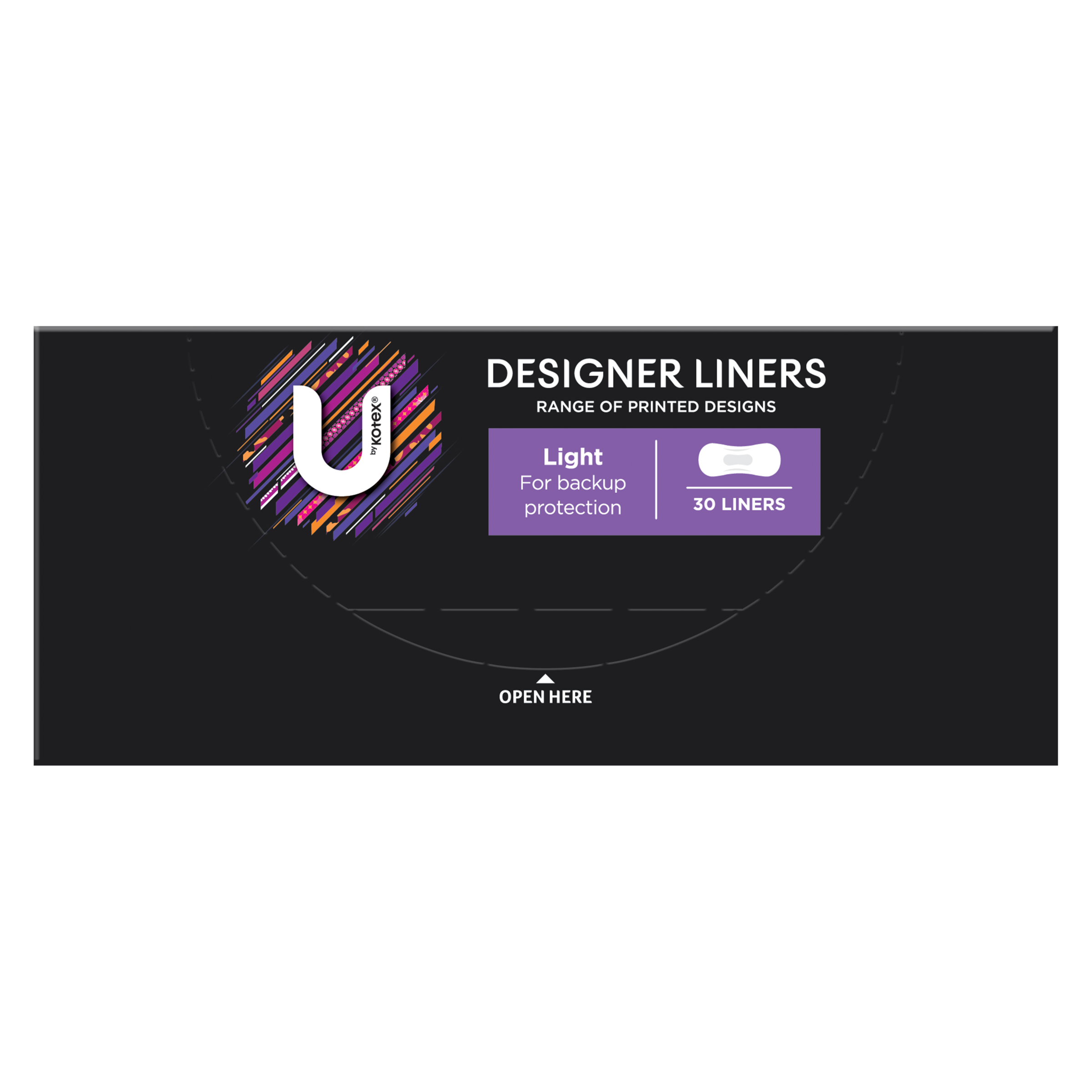 U BY KOTEX LINER DESIGNER PROTECT 30 PACK - Image 5