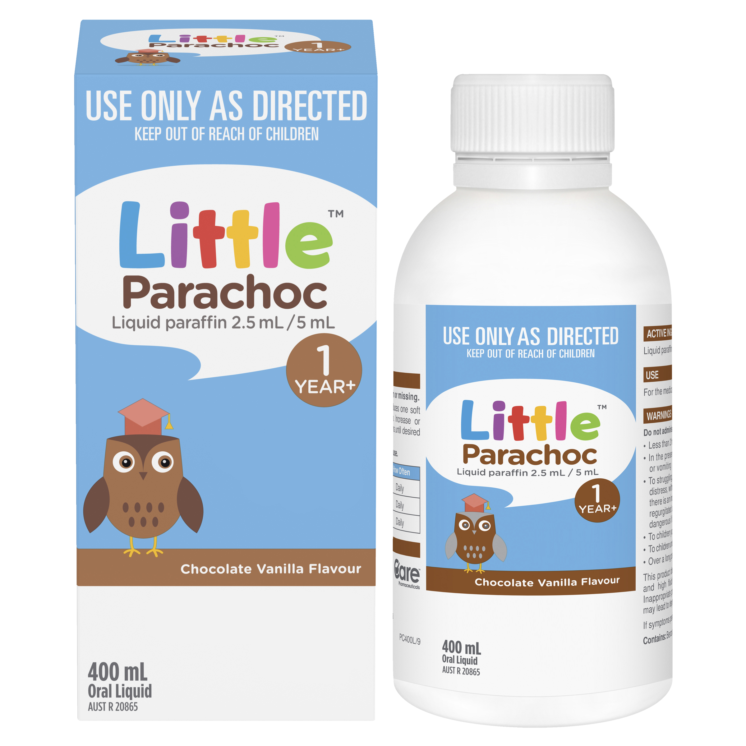 PARACHOC CHOCOLATE VANILLA LIQUID 400ML - Image 8