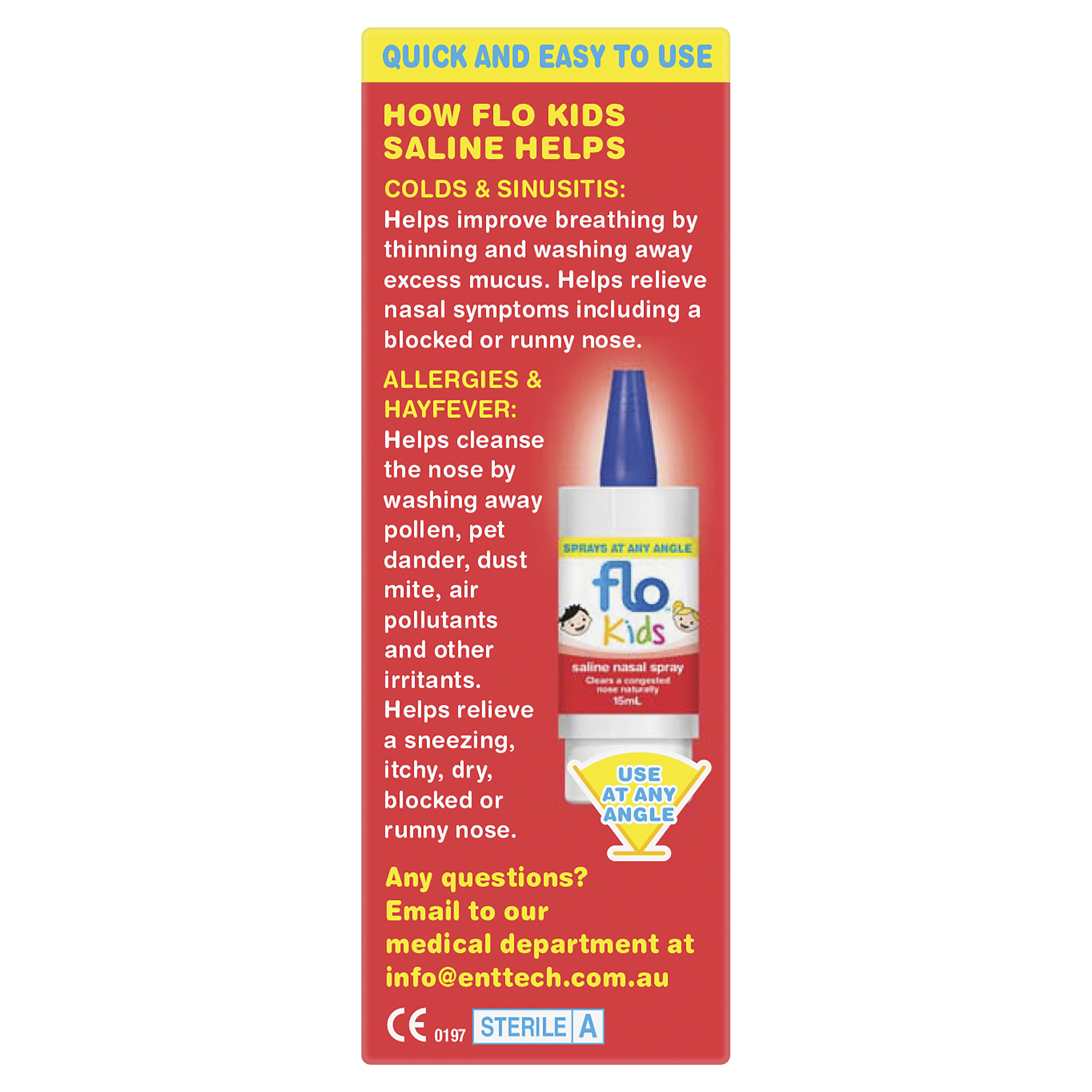 FLO KIDS SALINE NASAL SPRAY 15ML - Image 6