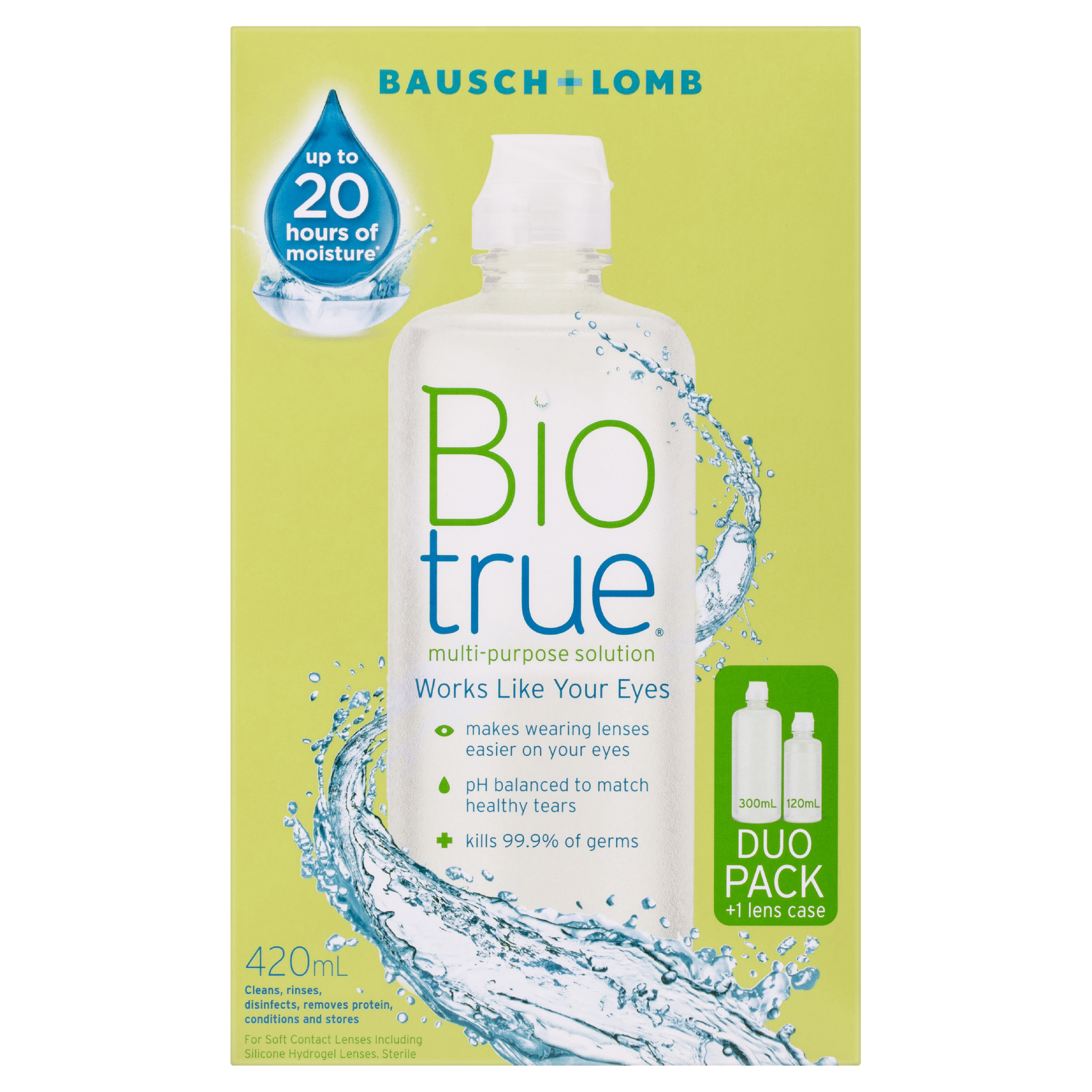 BIOTRUE MULTI PURPOSE DUO SOLUTION 300ML + 120ML - Image 4
